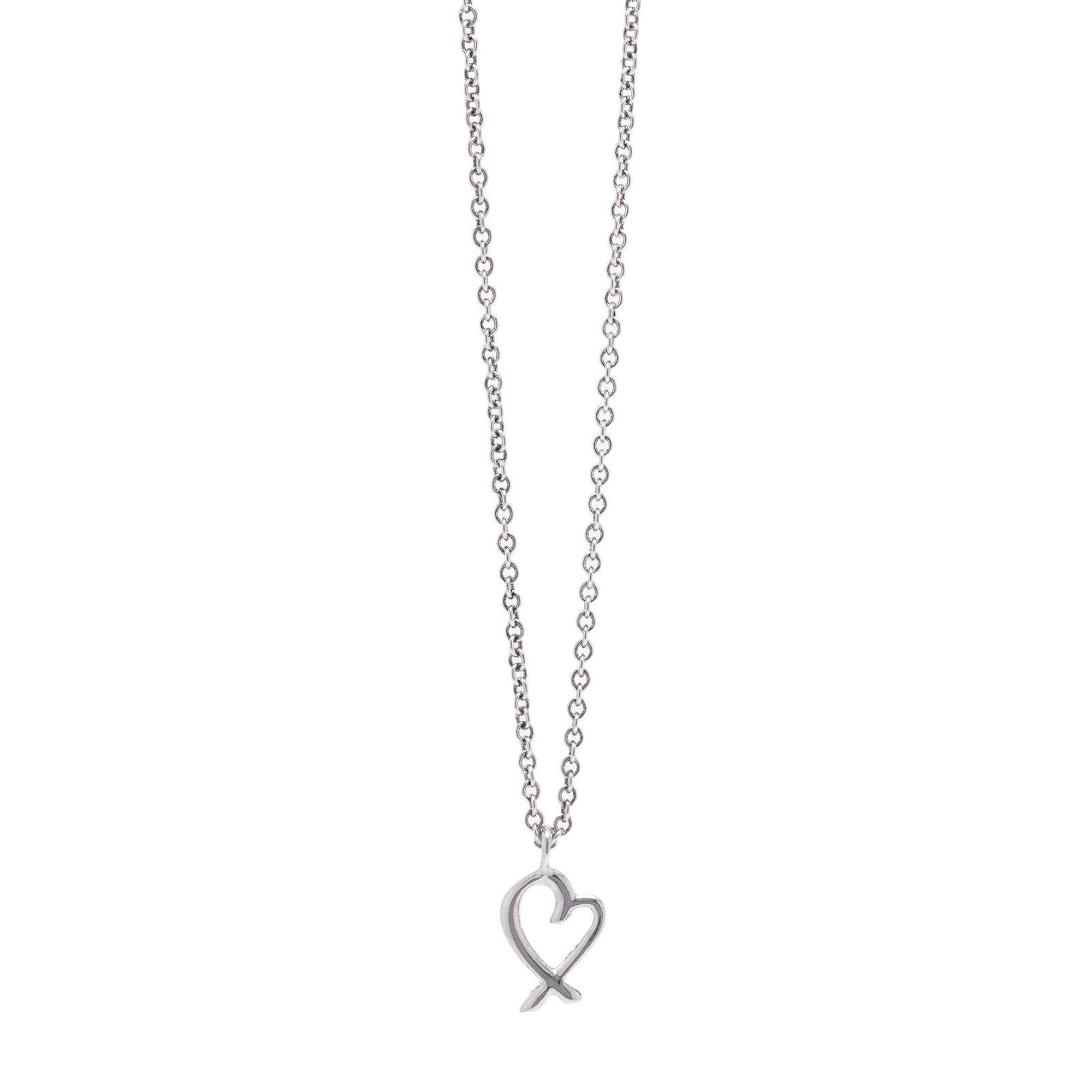 Tiffany & Co. Paloma Picasso Mini Loving Heart Pendant Necklace