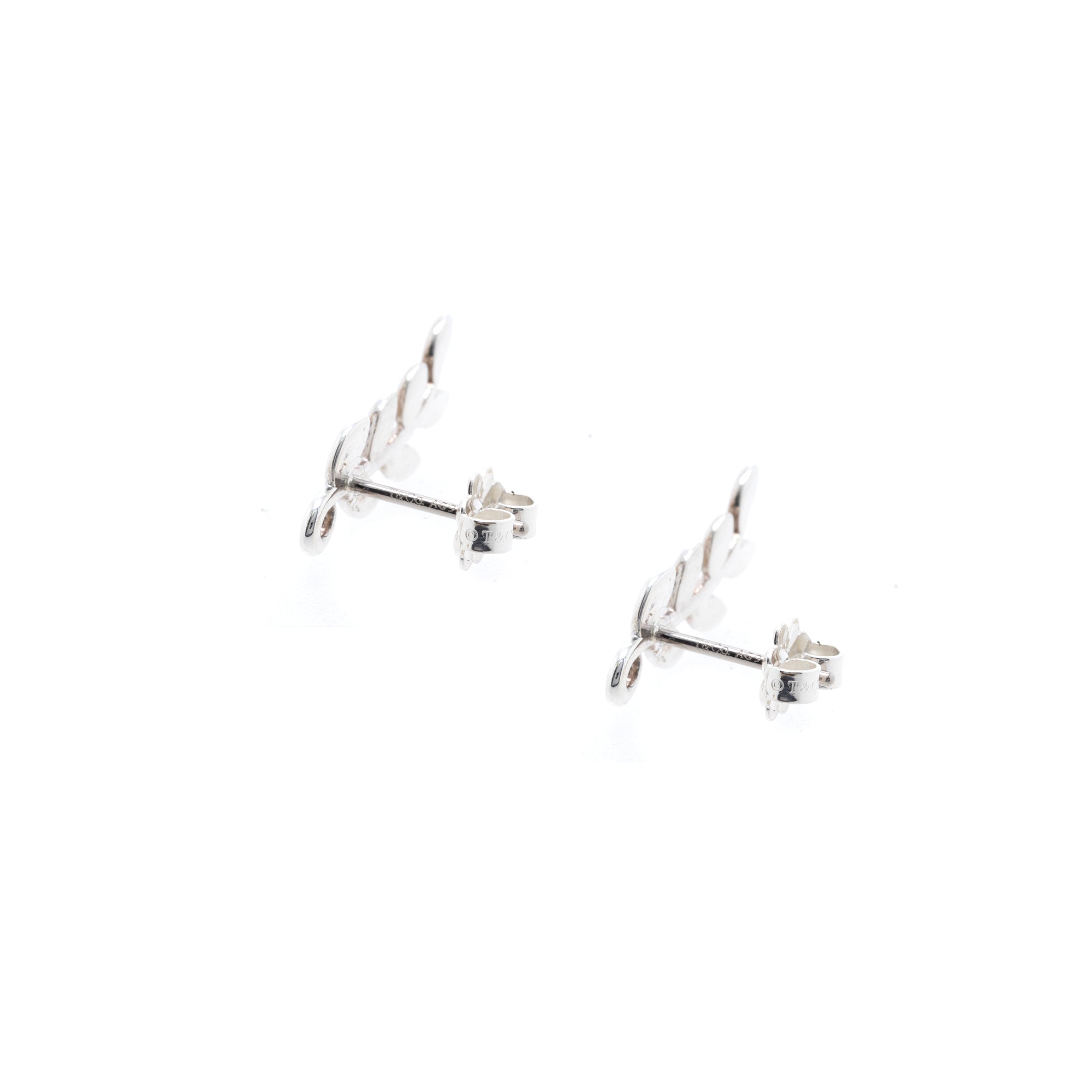 Tiffany & Co. Paloma Picasso Olive Leaf Climber Earrings