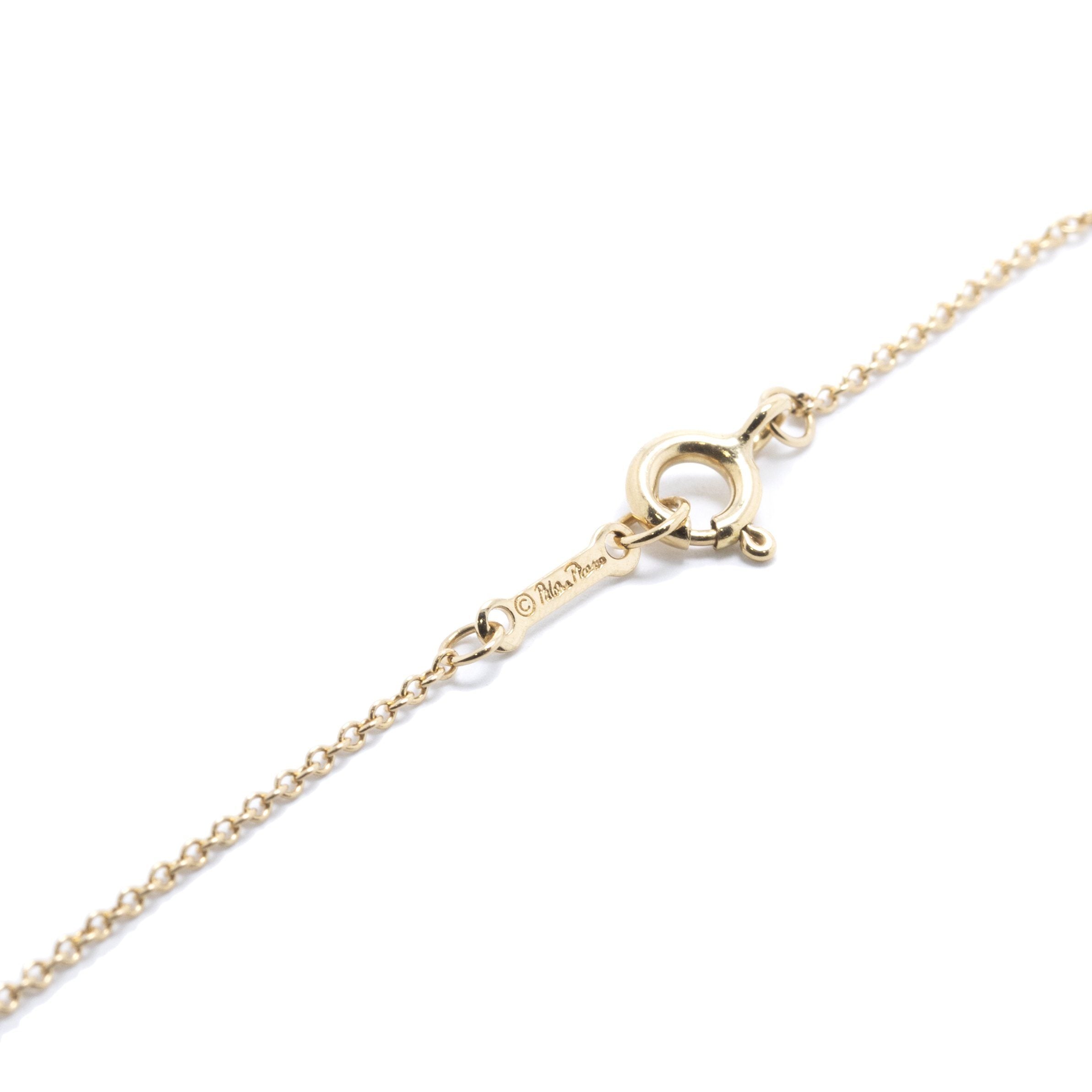 Tiffany & Co. Paloma Picasso Olive Leaf Pendant Necklace