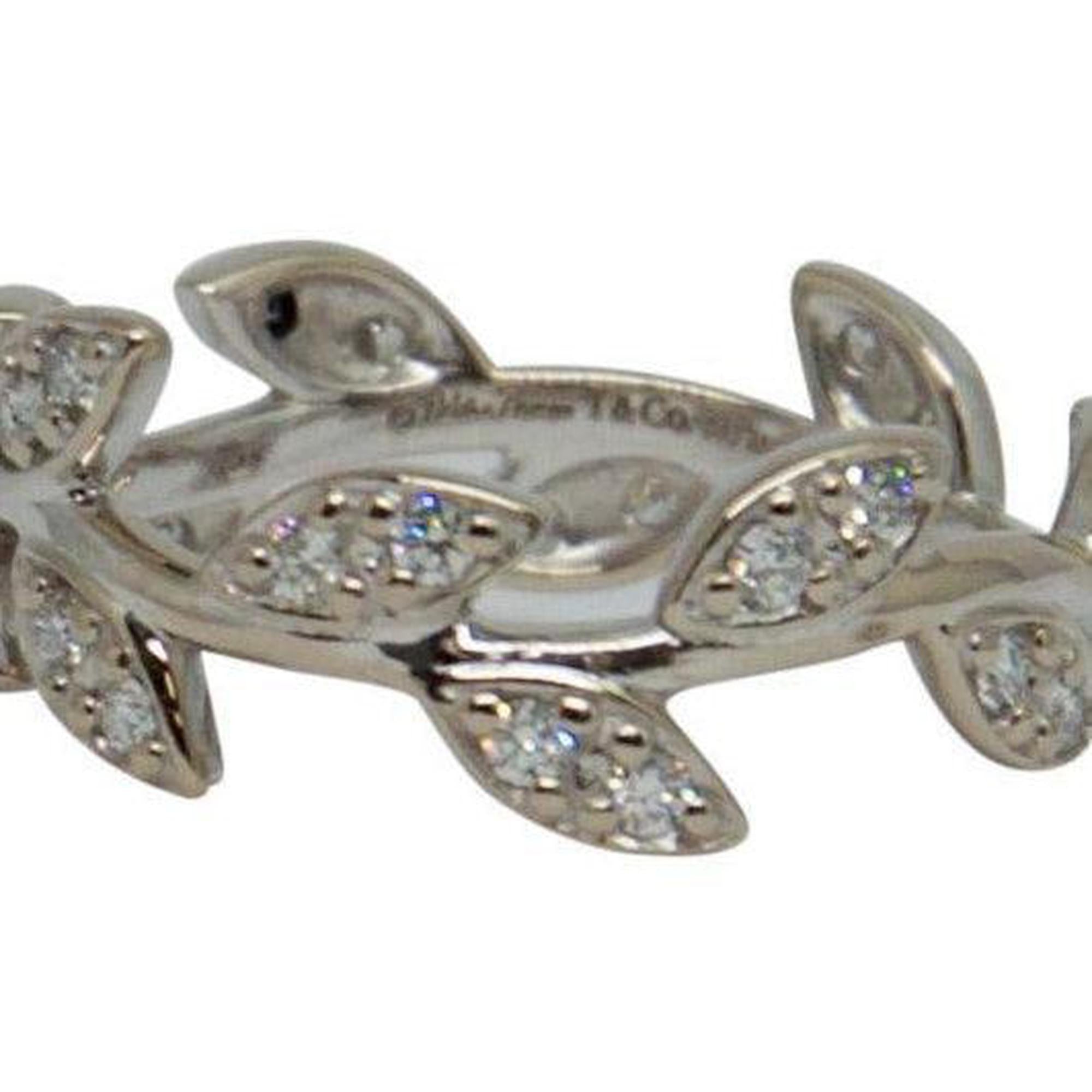 Tiffany & Co. Paloma Picasso Olive Leaf Ring with Diamonds