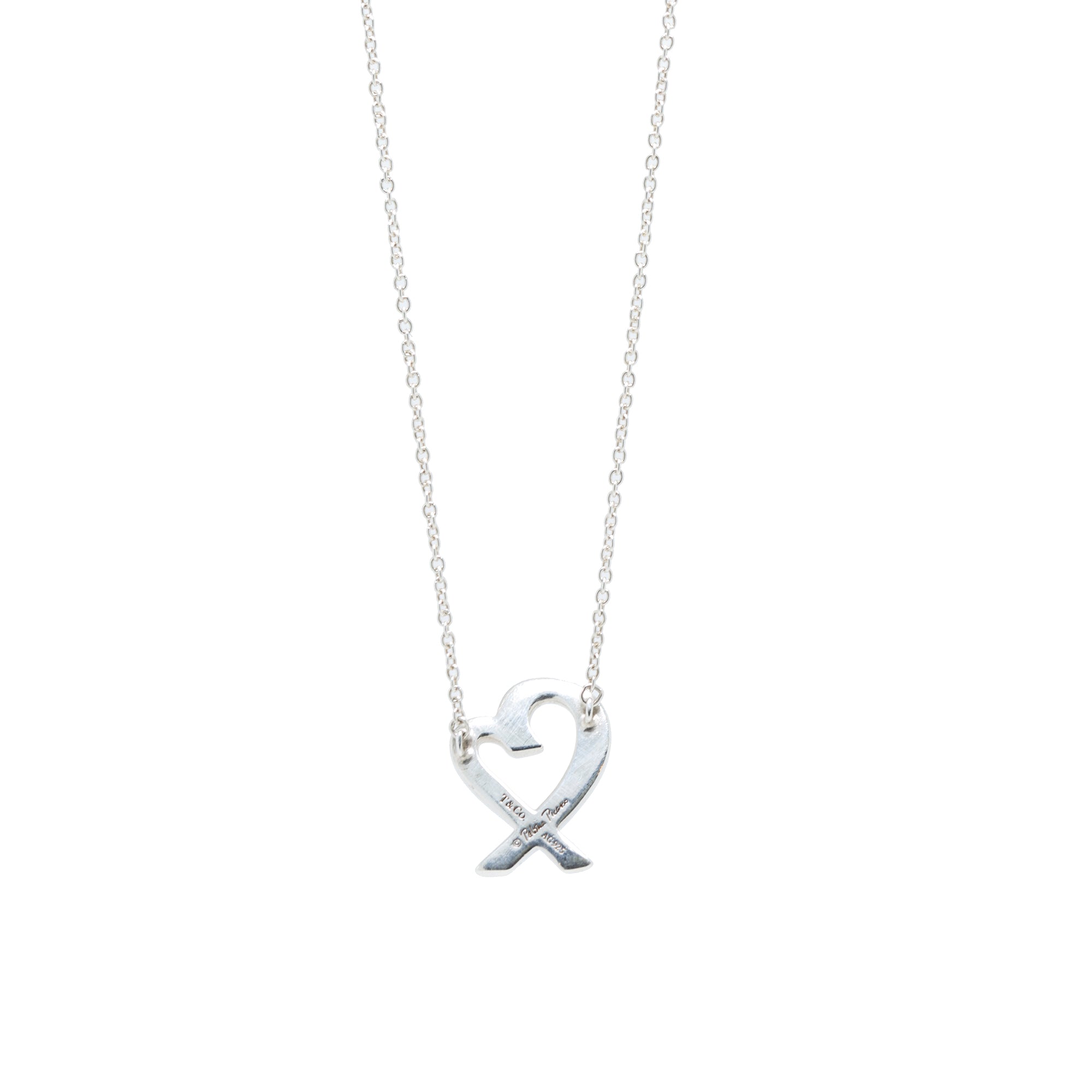 Tiffany & Co. Paloma Picasso Small Loving Heart Pendant Necklace