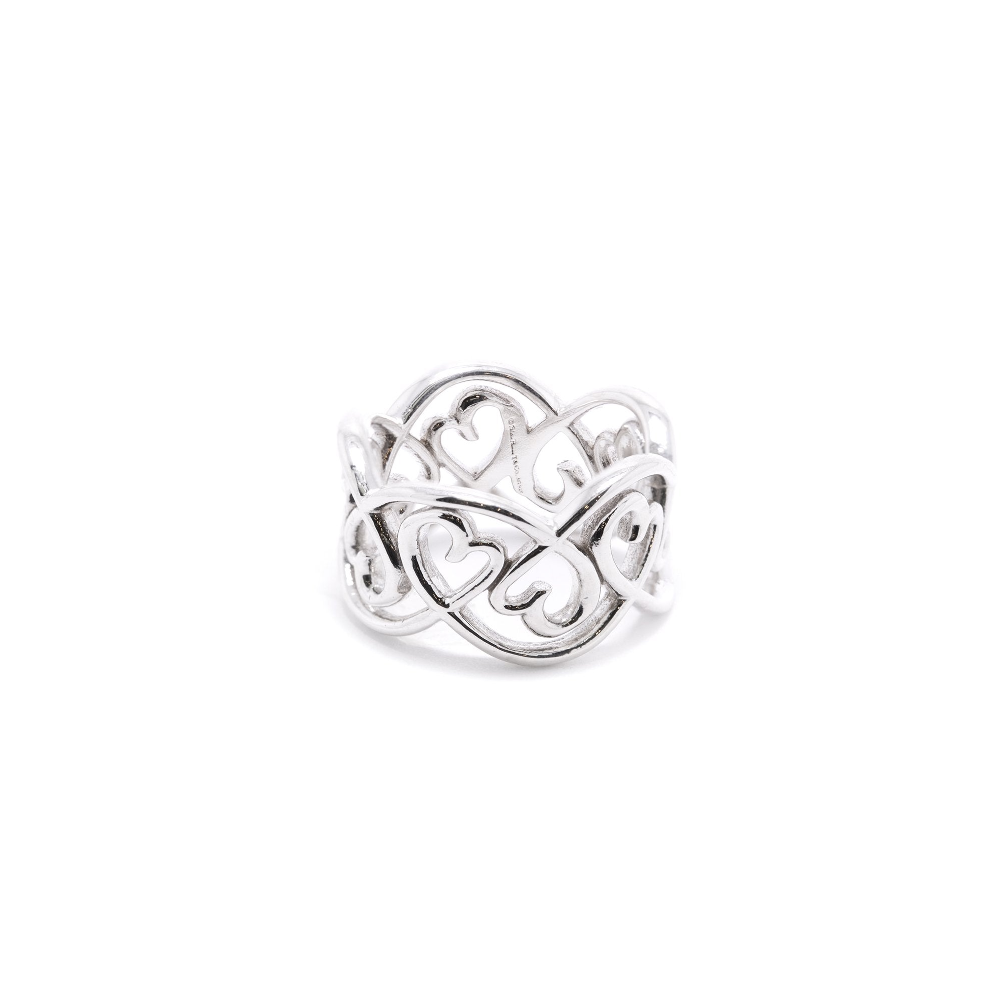Tiffany & Co. Paloma Picasso Wide Loving Heart Band Ring