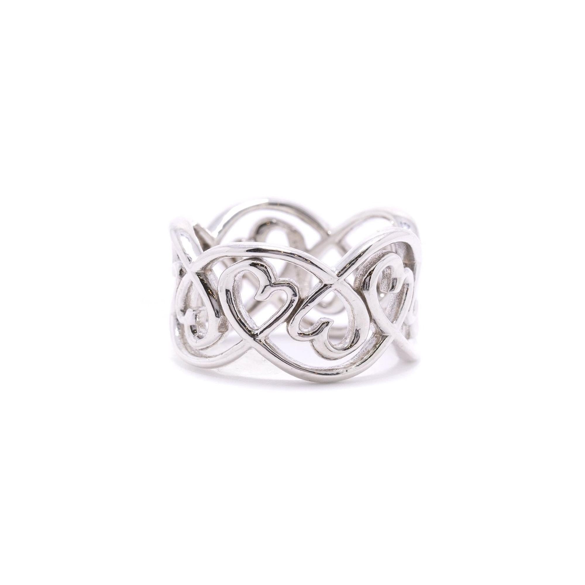 Tiffany & Co. Paloma Picasso Wide Loving Heart Band Ring