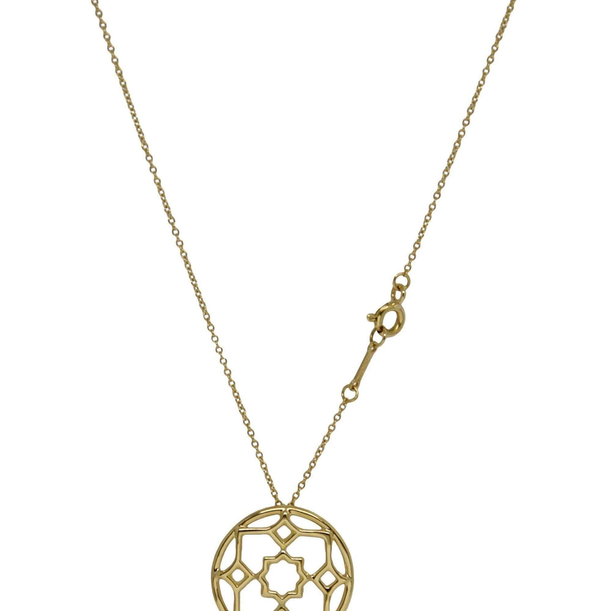 Tiffany & Co. Paloma Picasso Zellige Medallion Pendant Necklace