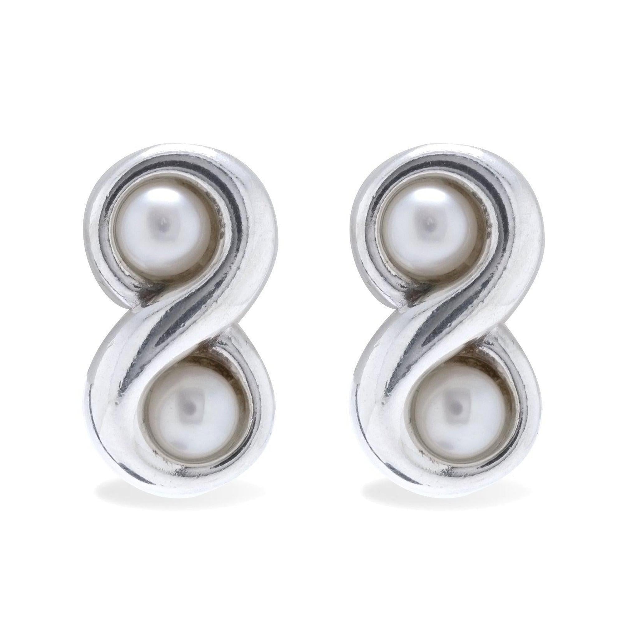 Tiffany & Co. Pearl Infinity Earrings