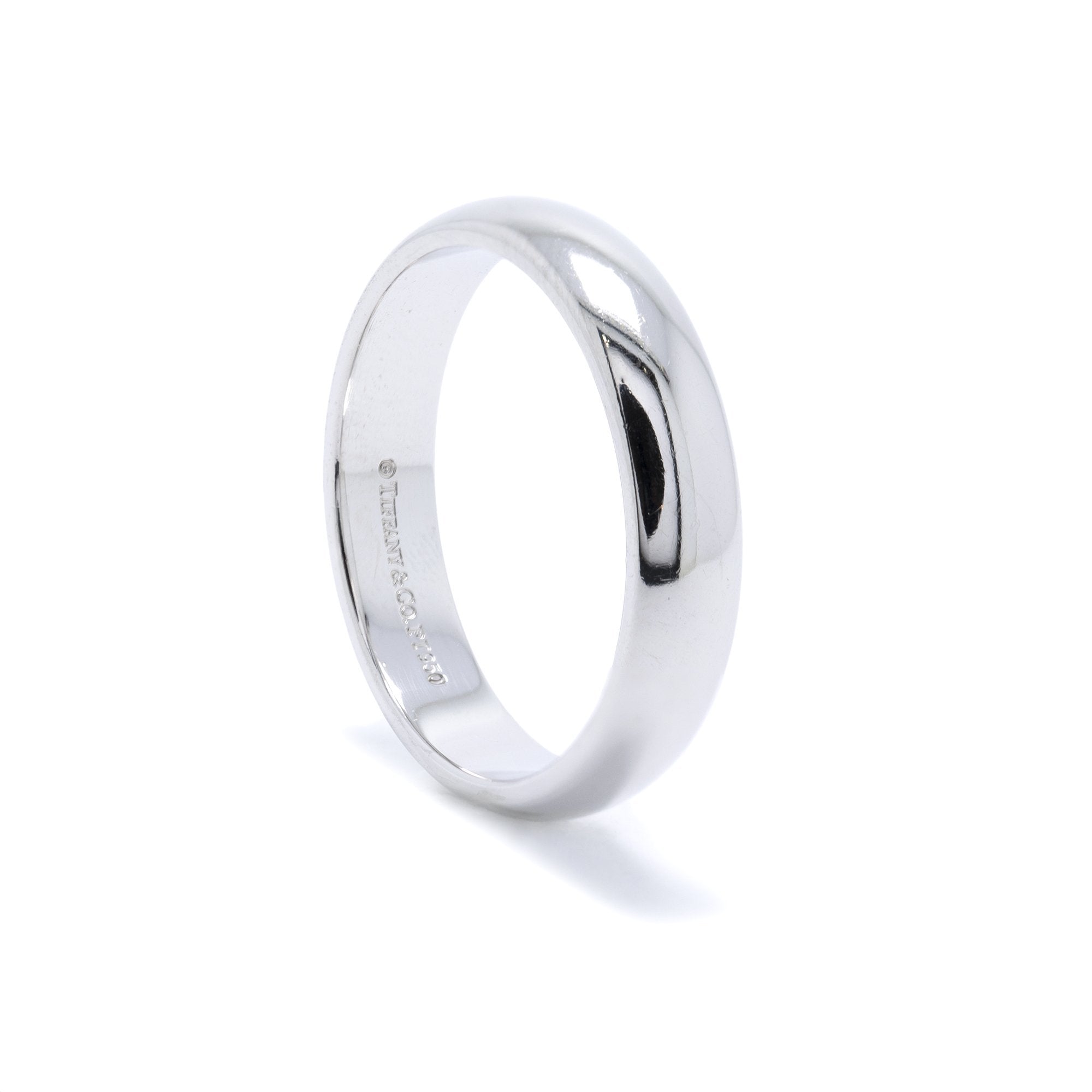 Tiffany & Co. Platinum Classic Wedding Band Ring
