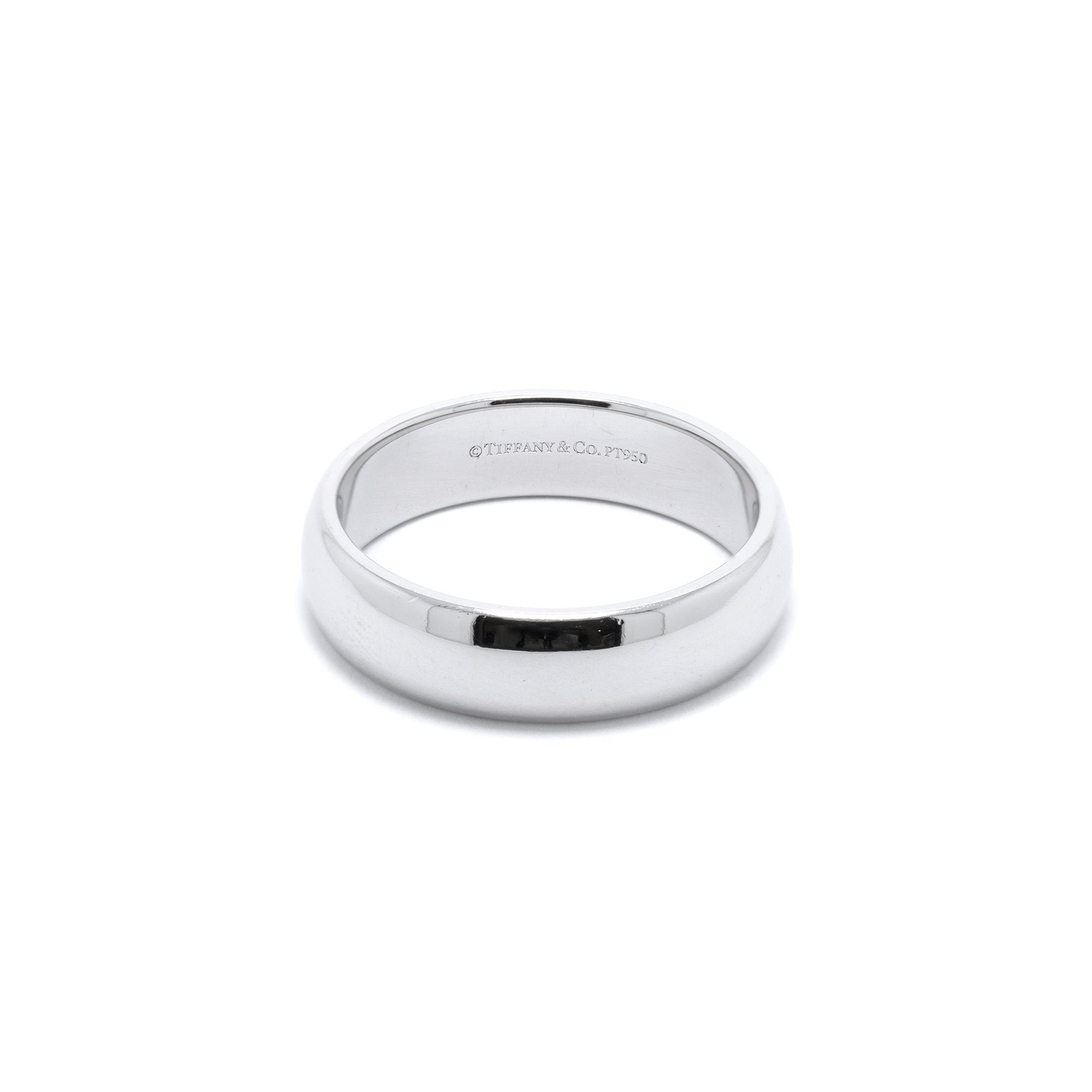 Tiffany & Co. Platinum Classic Wedding Band Ring