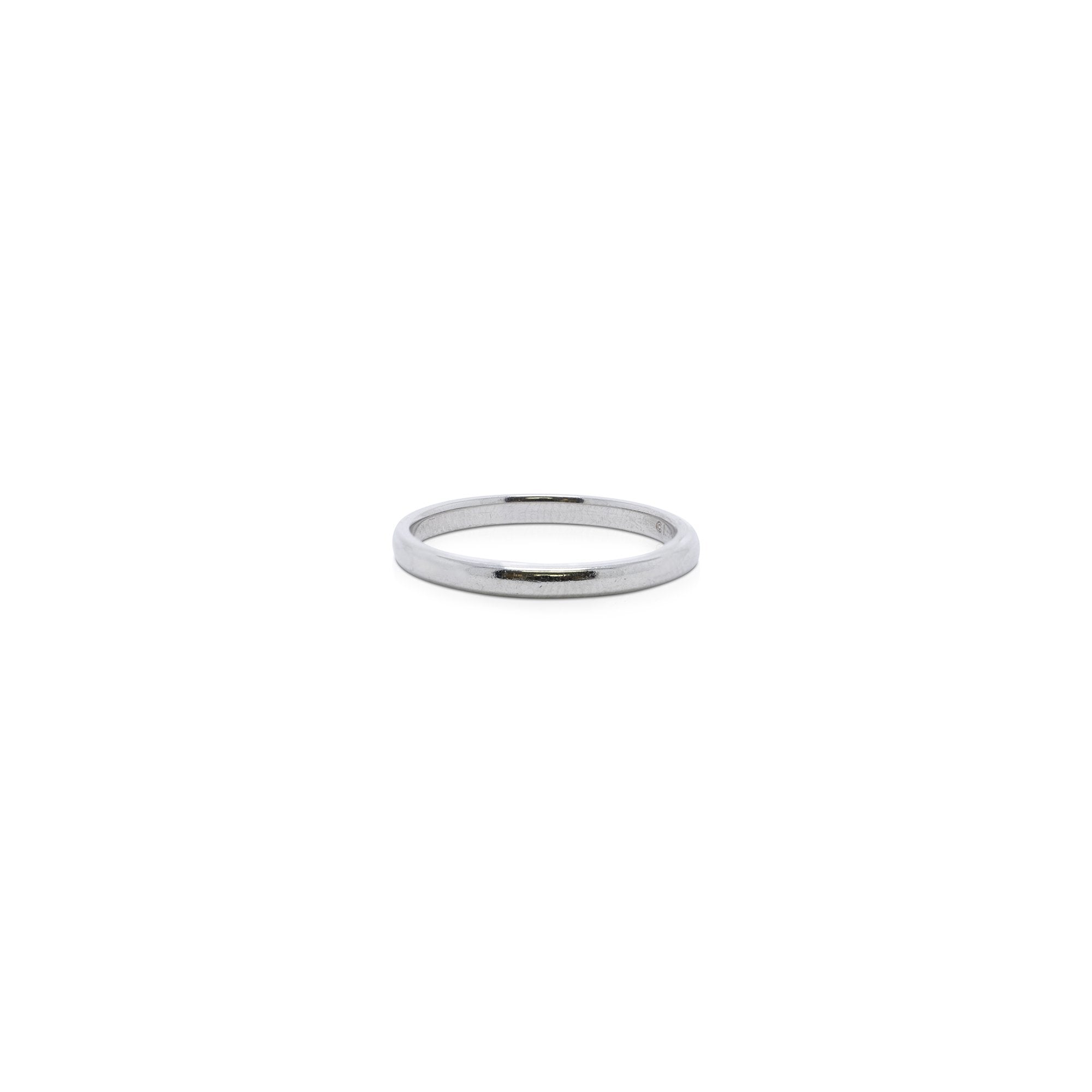 Tiffany & Co. Platinum Classic Wedding Band Ring