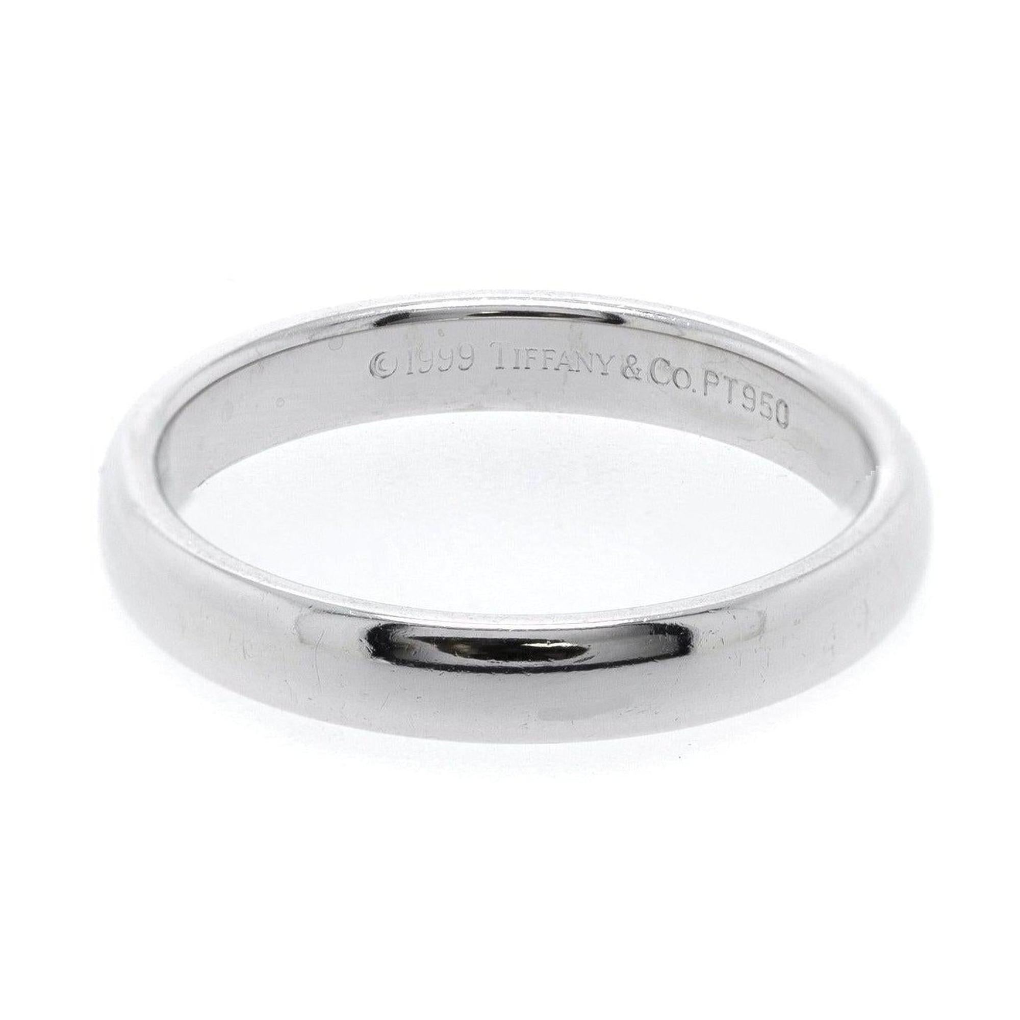 Tiffany & Co. Platinum Classic Wedding Band