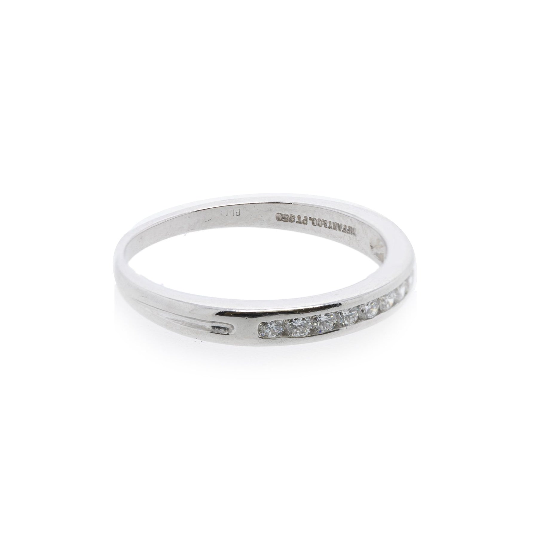 Tiffany & Co. Platinum & Diamond Band