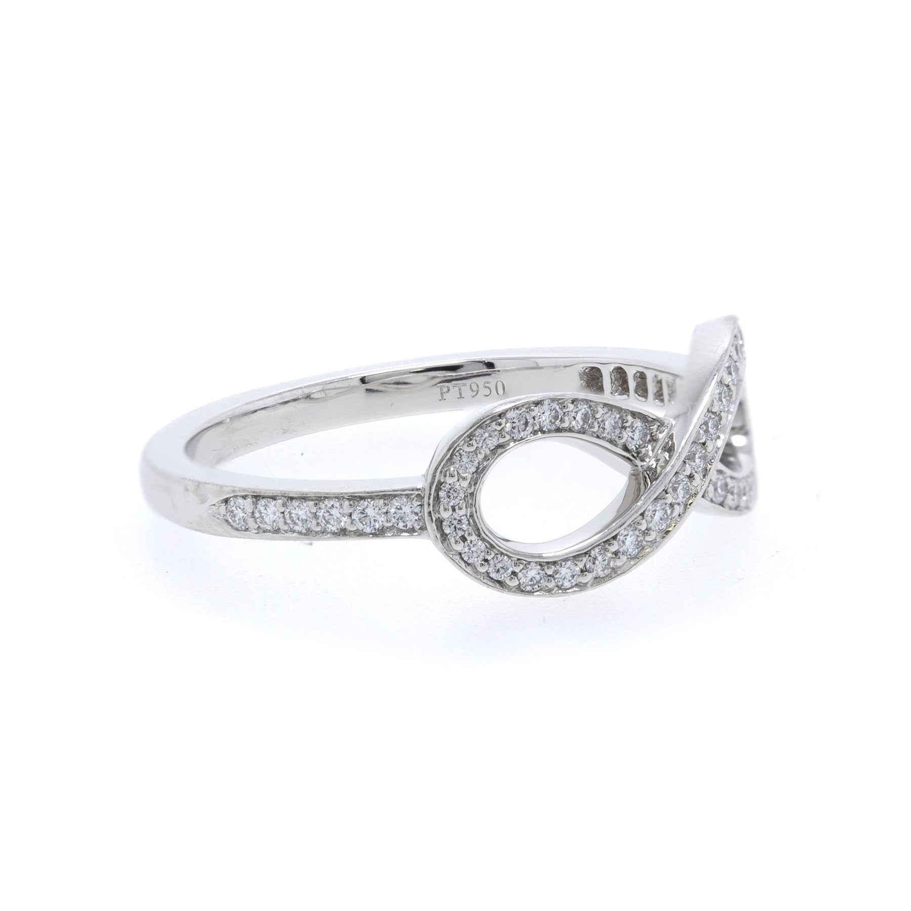 Tiffany & Co. Platinum & Diamond Infinity Ring