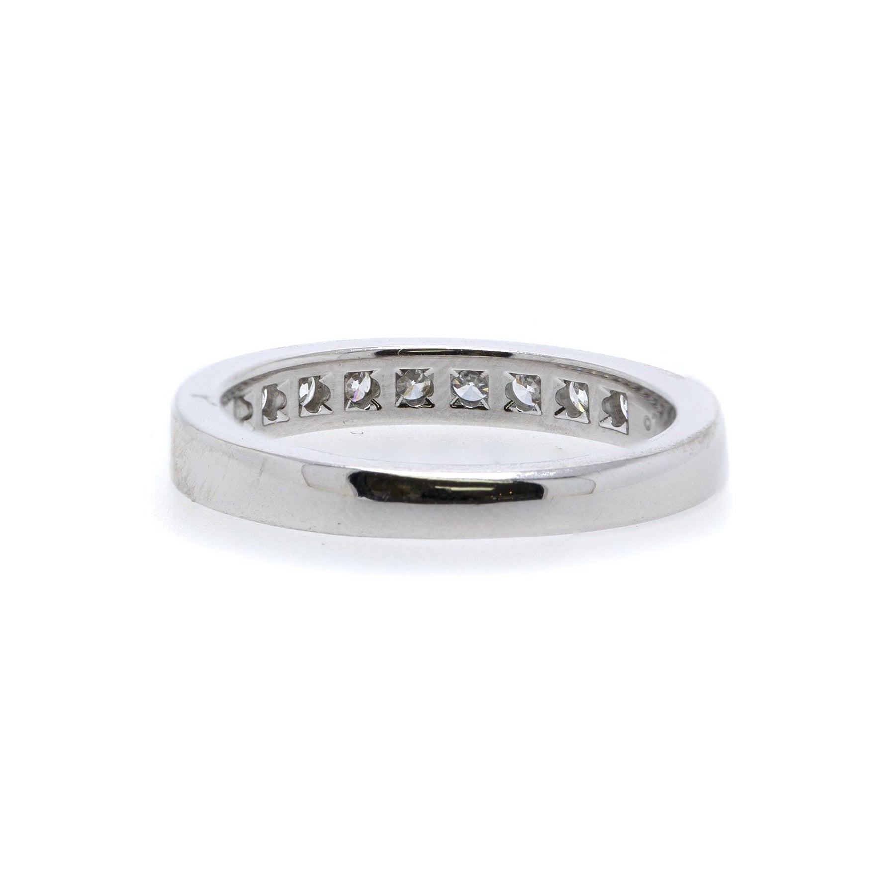 Tiffany & Co. Platinum & Diamond Wedding Band Ring