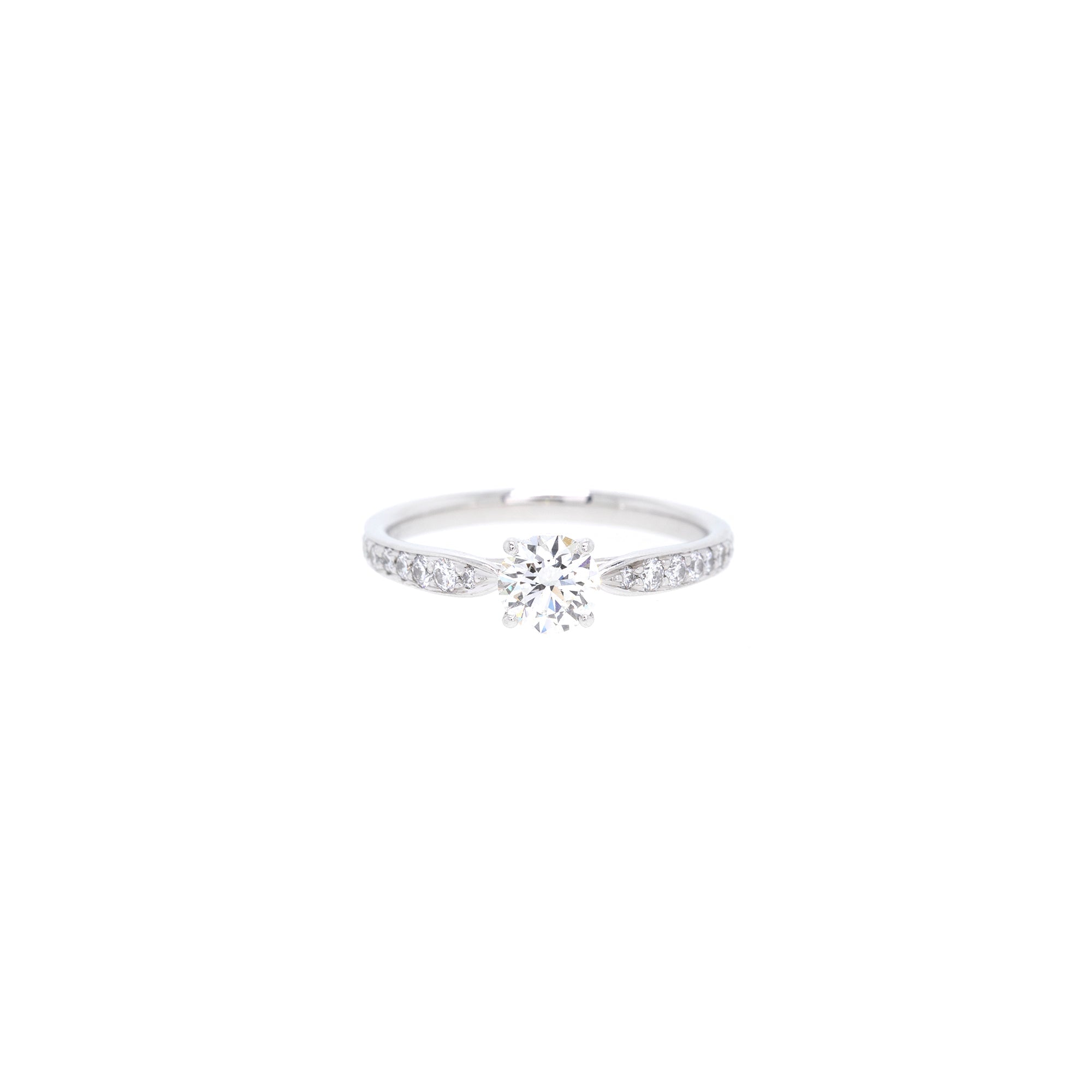 Tiffany & Co. Platinum Harmony Diamond Engagement Ring