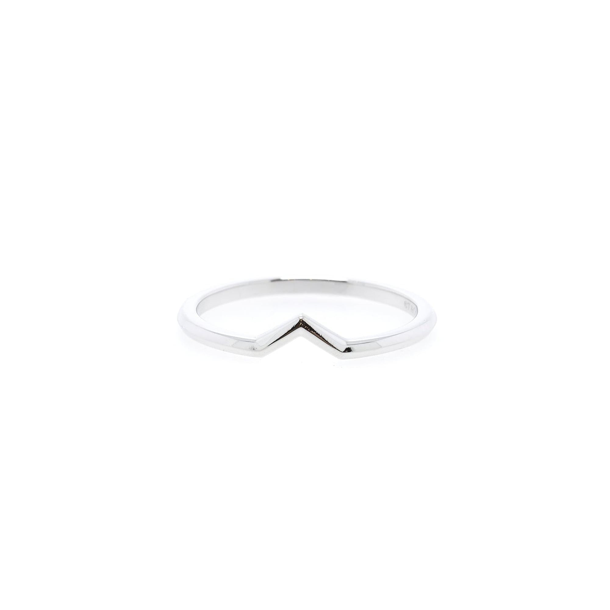 Tiffany & Co. Platinum V Band Ring