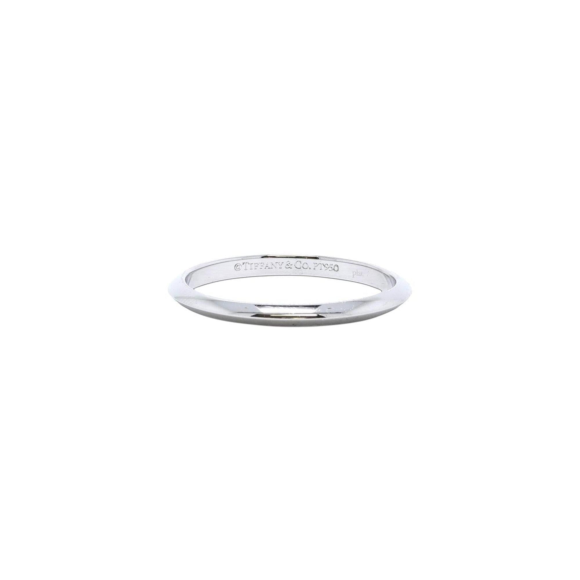 Tiffany & Co. Platinum Wedding Band Ring