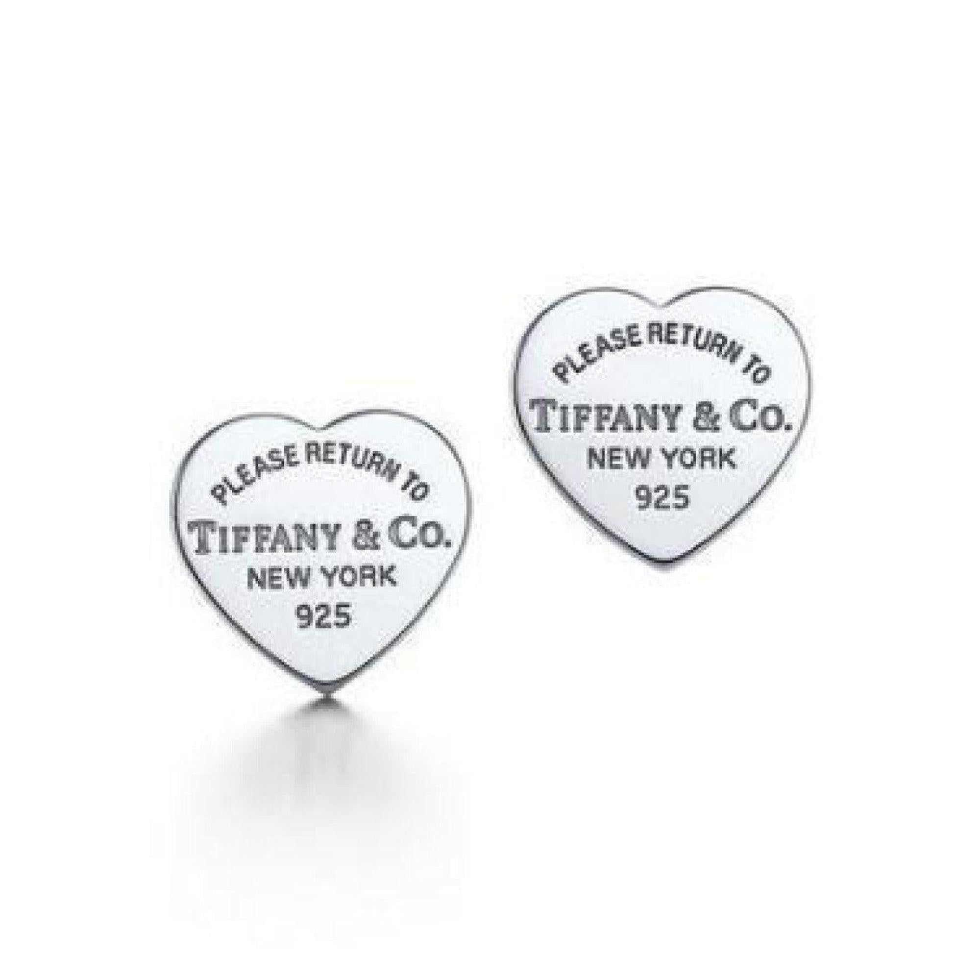 Tiffany & Co. Return To Tiffany Heart Tag Earrings in Sterling Silver