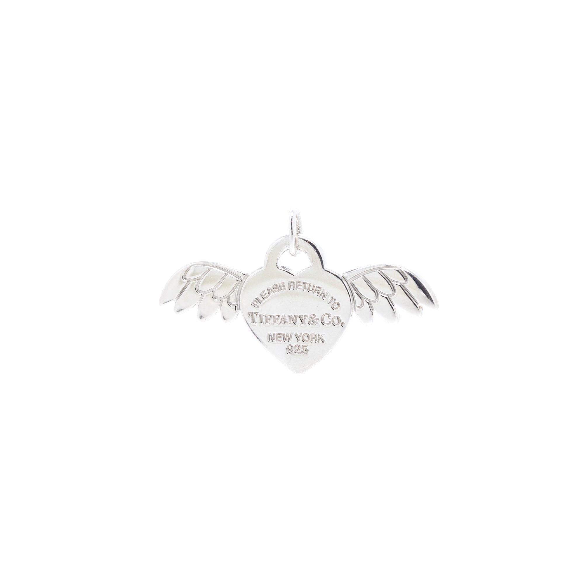 Tiffany & Co. Return to Tiffany Angel Wings Heart Tag Charm