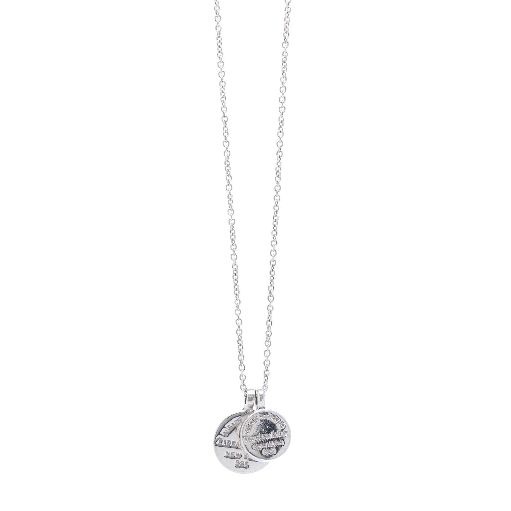 Tiffany & Co. Return to Tiffany Circle Duo Pendant Necklace