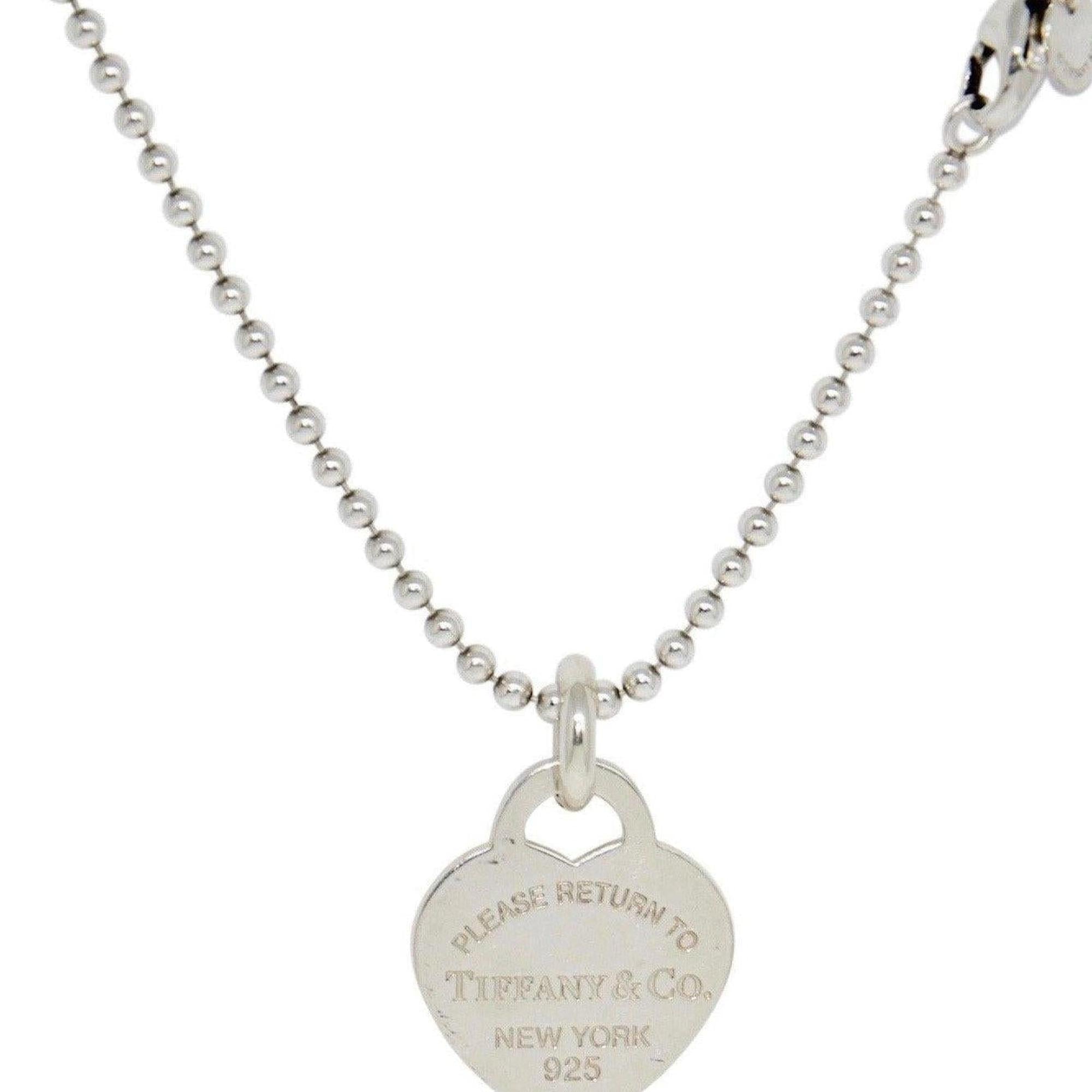 Tiffany & Co. Return to Tiffany Extra Large Heart Tag Pendant on Beaded Chain