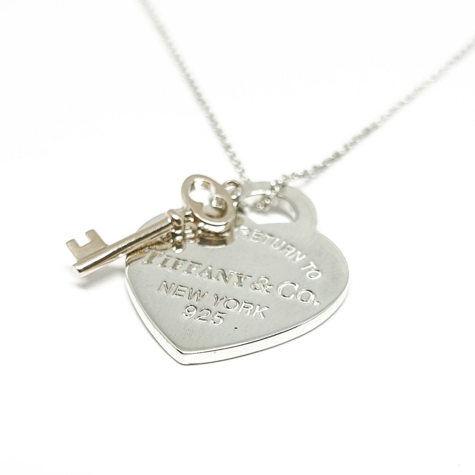 Tiffany & Co. Return to Tiffany Heart Key Pendant Necklace