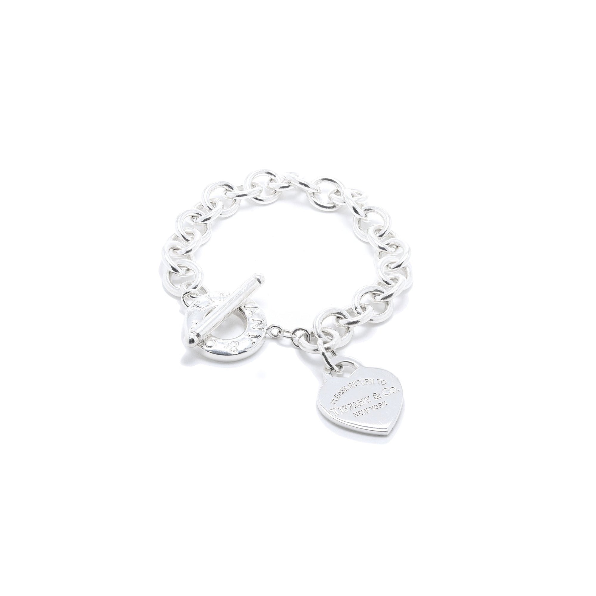 Tiffany & Co. Return to Tiffany Heart Tag Charm Bracelet with Toggle Clasp