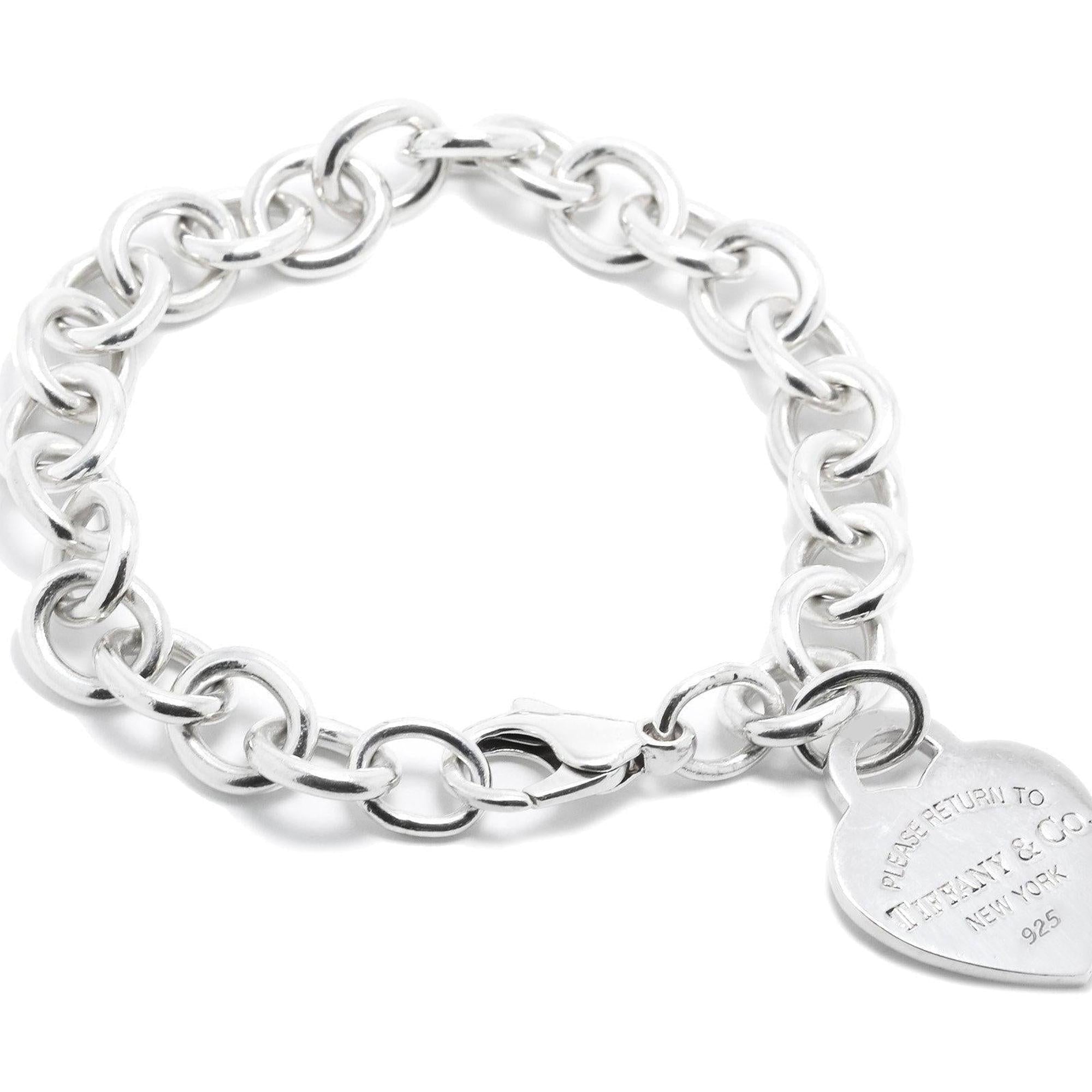 Tiffany & Co. Return to Tiffany Heart Tag Charm Bracelet