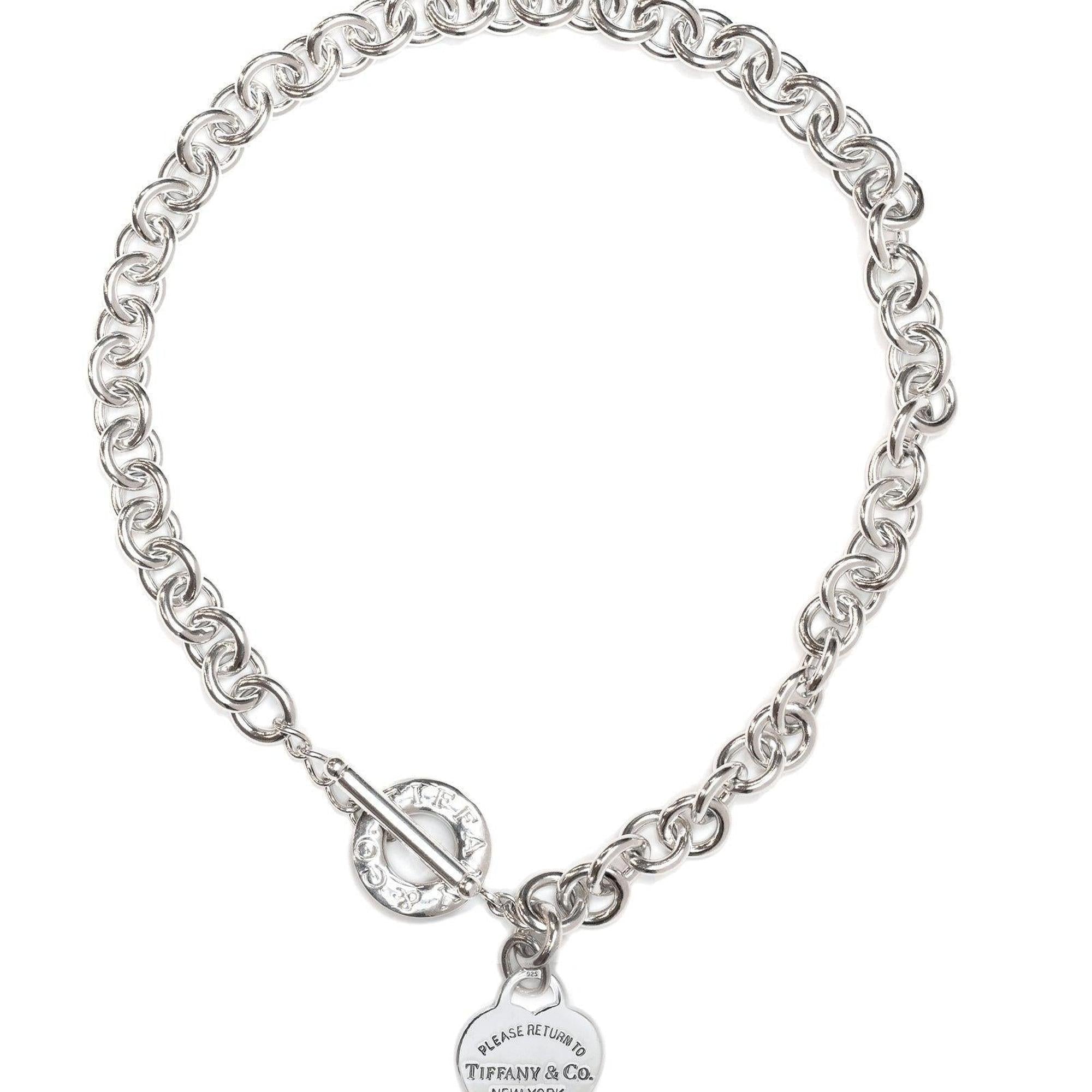 Tiffany & Co. Return to Tiffany Heart Tag Necklace with Toggle Clasp