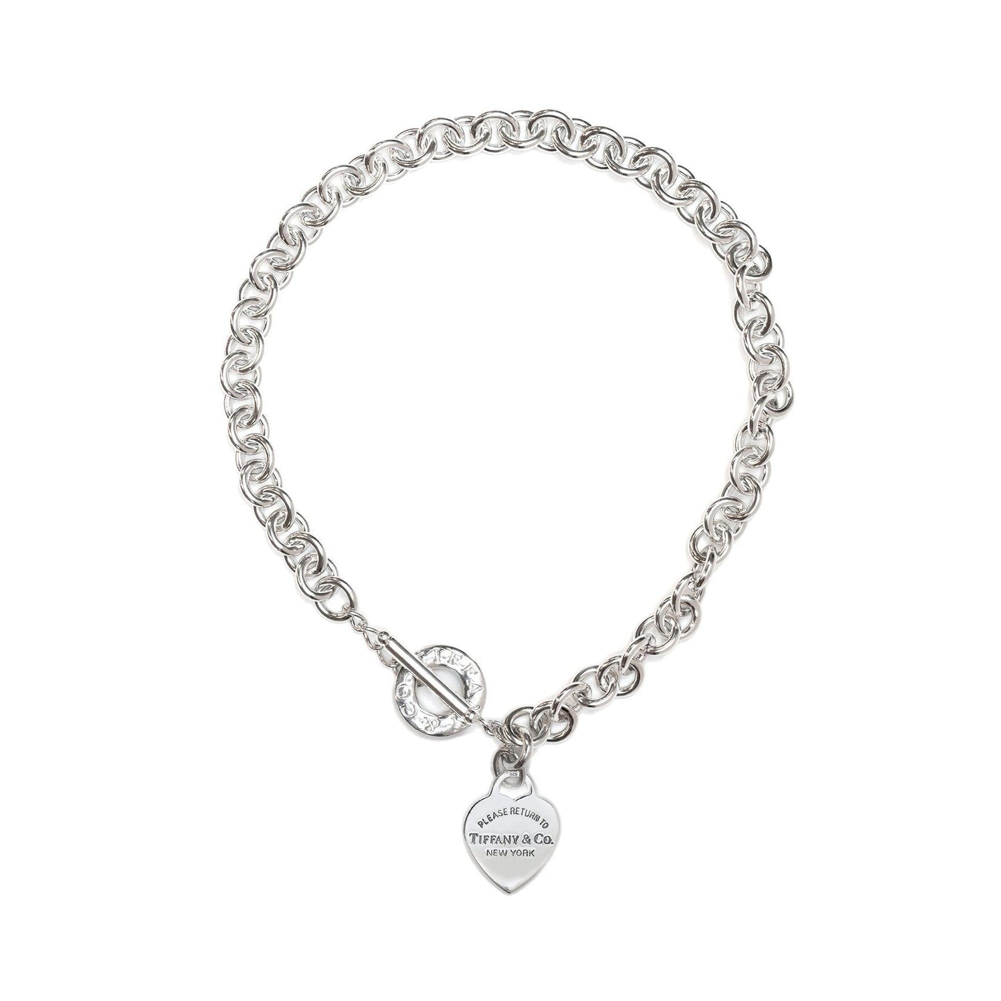 Tiffany & Co. Return to Tiffany Heart Tag Necklace with Toggle Clasp