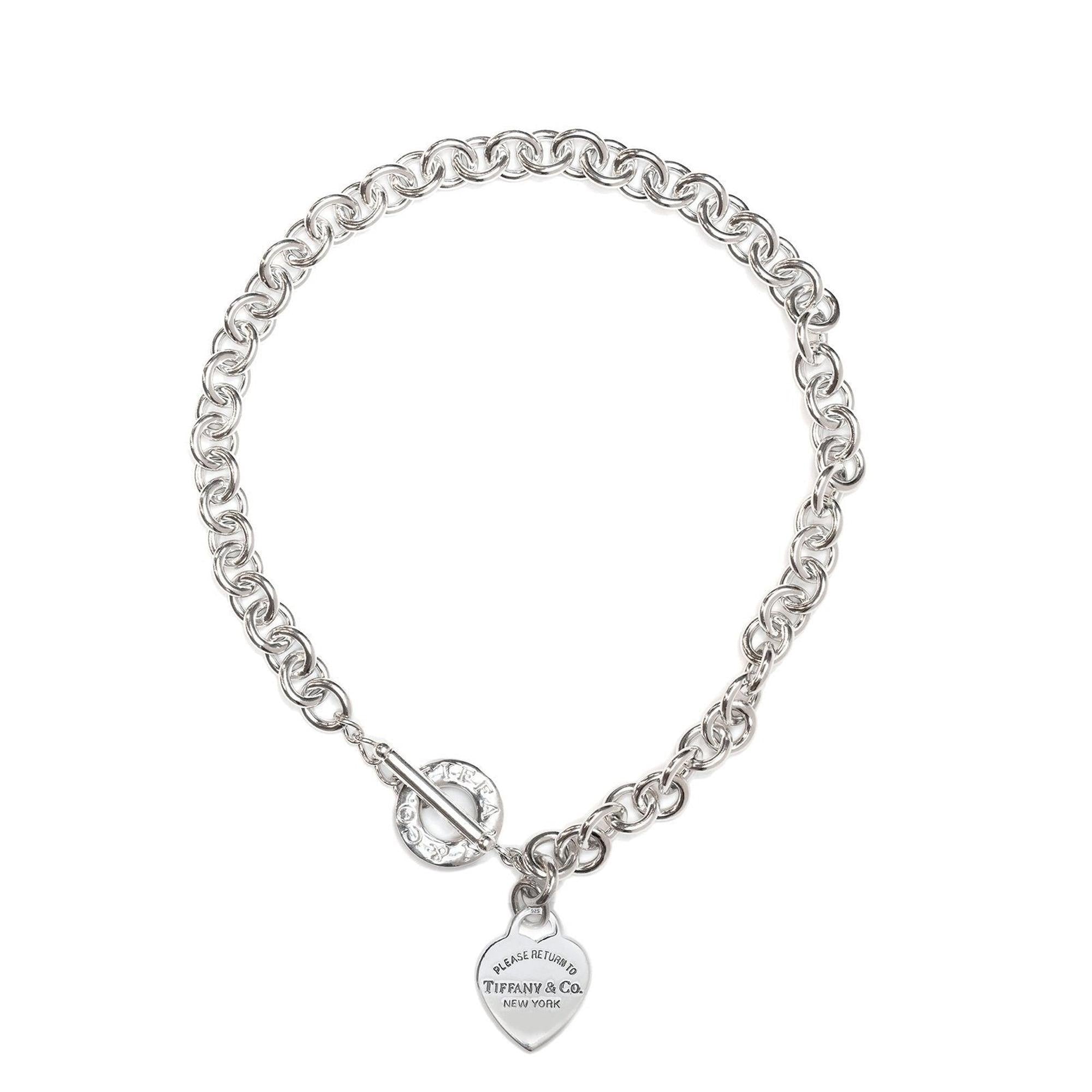 Tiffany & Co. Return to Tiffany Heart Tag Necklace with Toggle Clasp