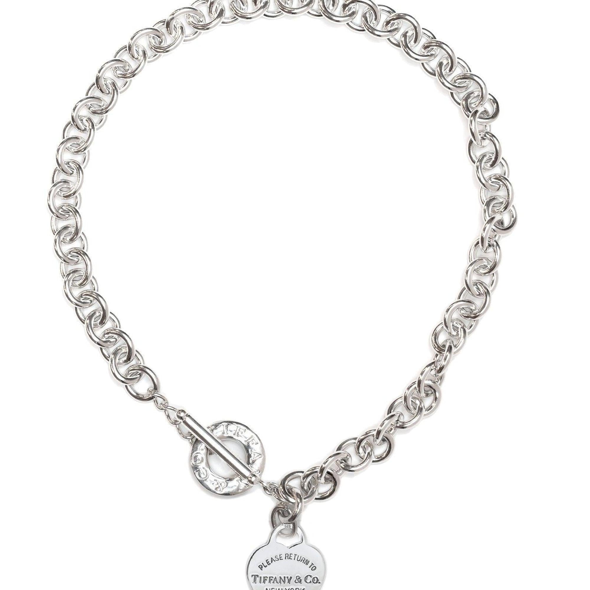 Tiffany & Co. Return to Tiffany Heart Tag Necklace with Toggle Clasp