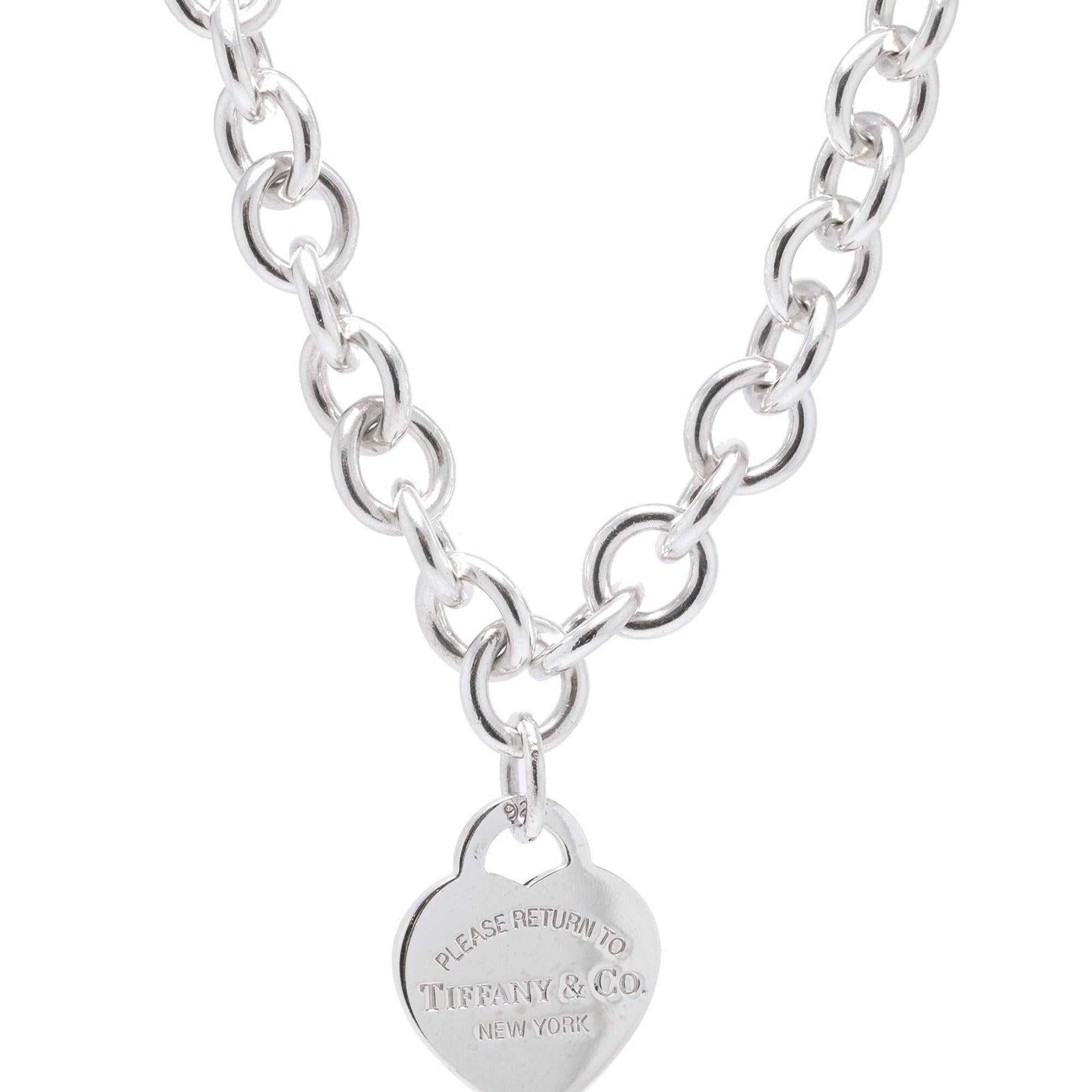 Tiffany & Co. Return to Tiffany Heart Tag Necklace