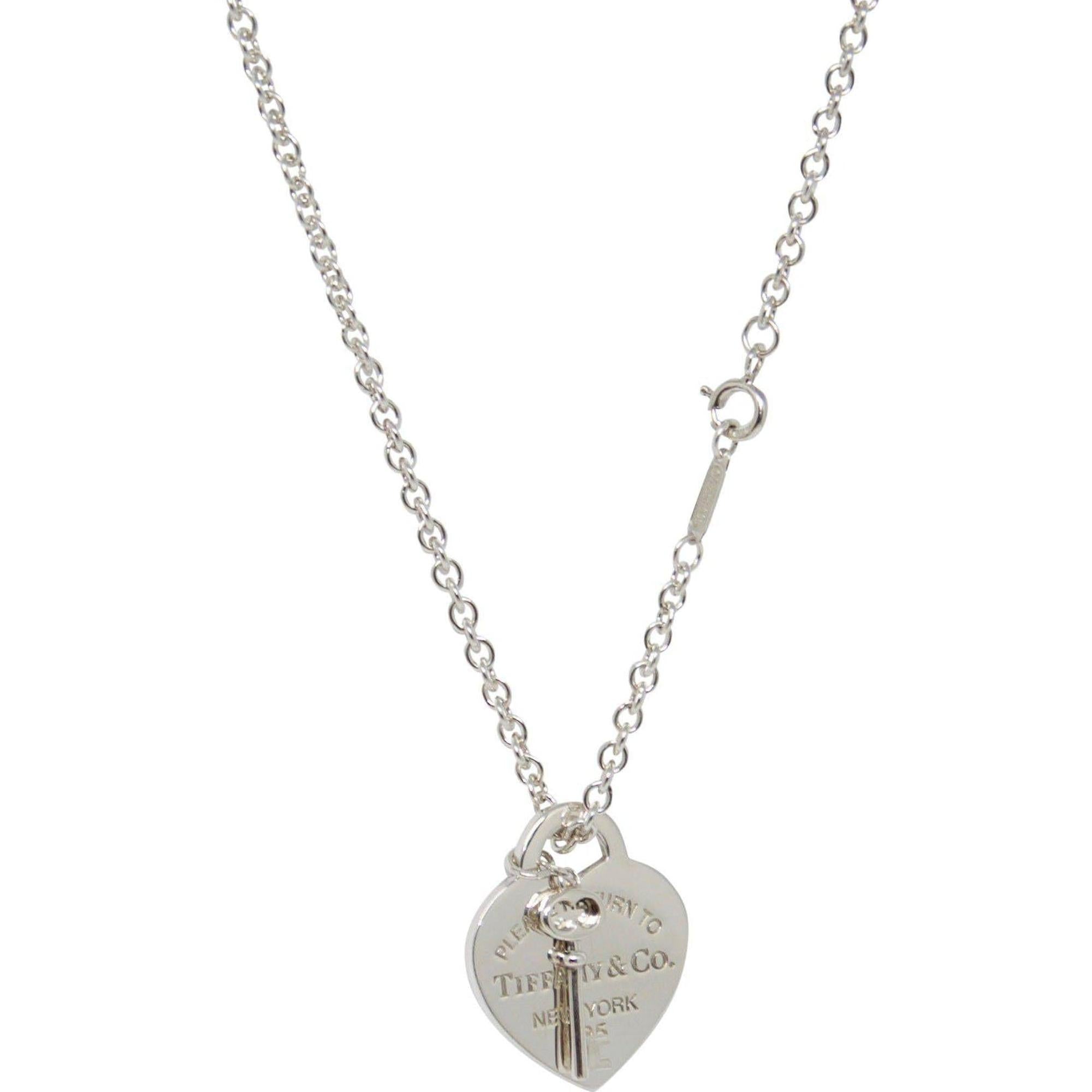 Tiffany & Co. Return to Tiffany Heart Tag and Key Pendant Necklace