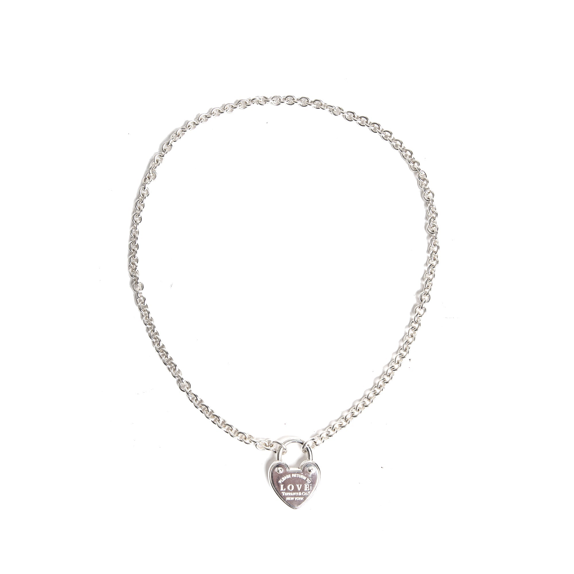 Tiffany & Co. Return to Tiffany Love Lock Heart Necklace