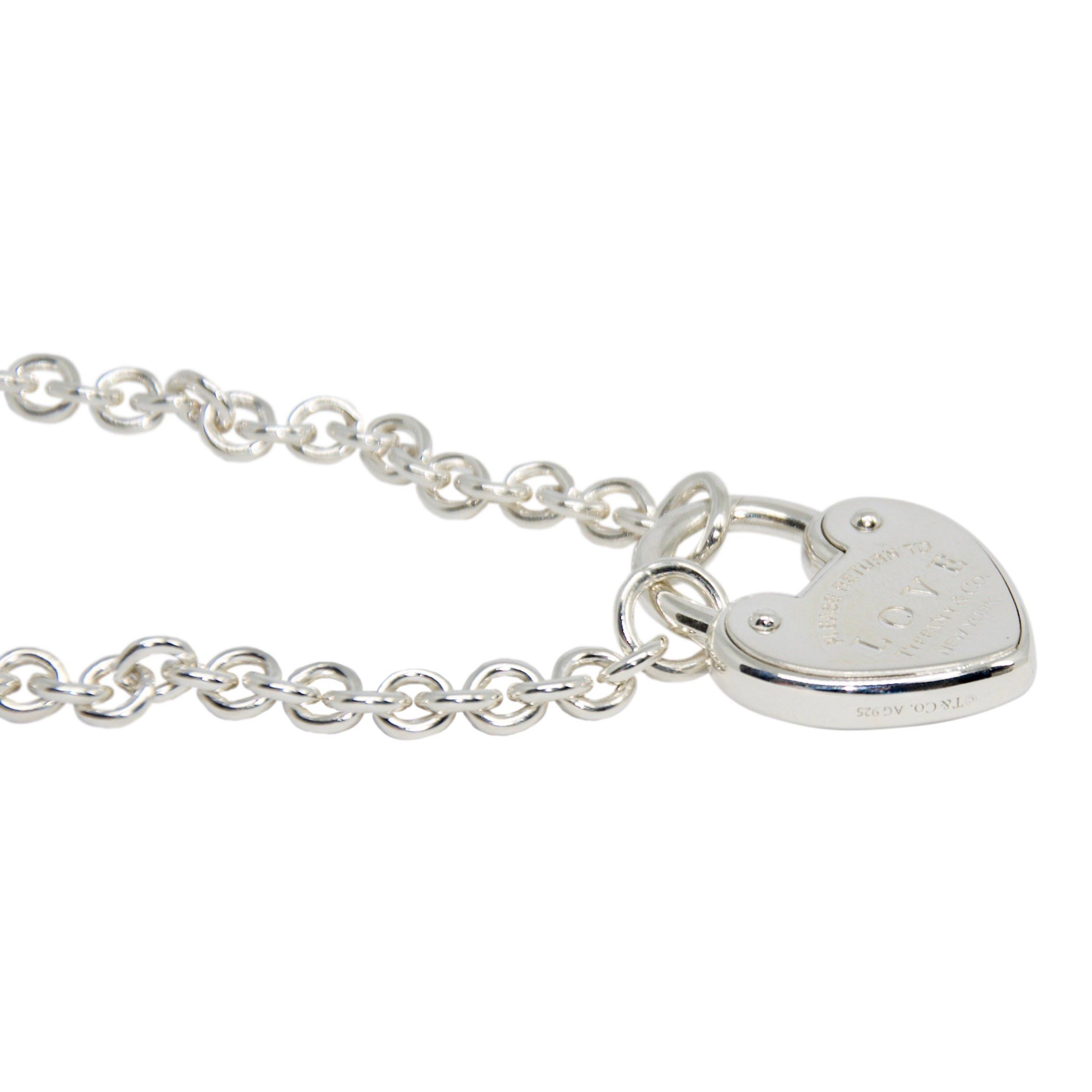 Tiffany & Co. Return to Tiffany Love Lock Heart Necklace
