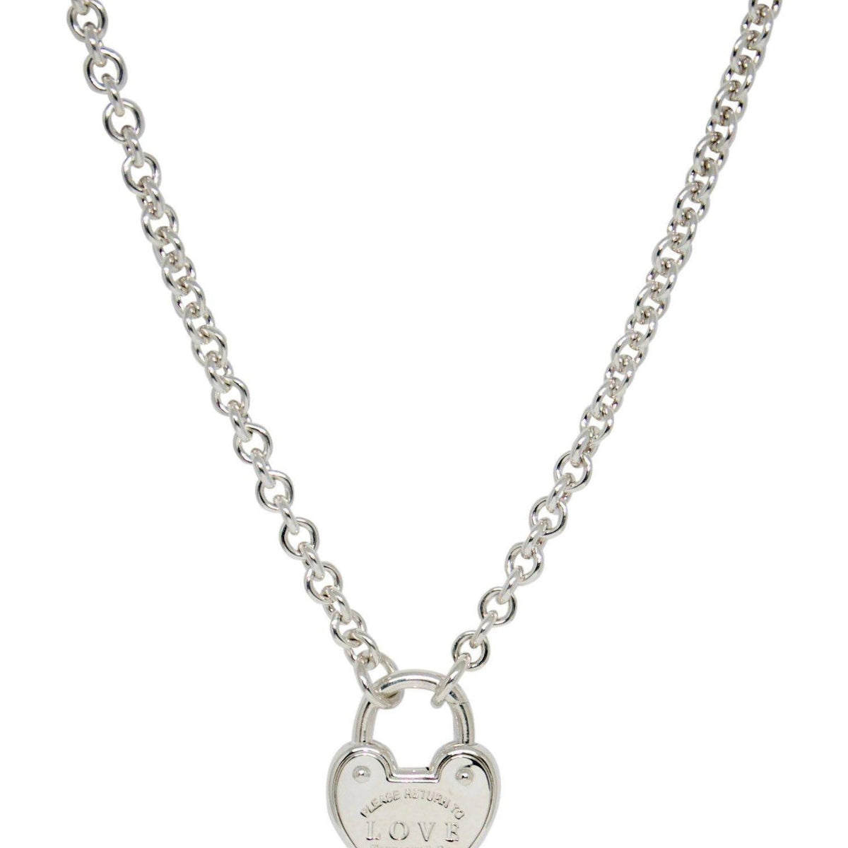 Tiffany & Co. Return to Tiffany Love Lock Heart Necklace – OLIVER'S