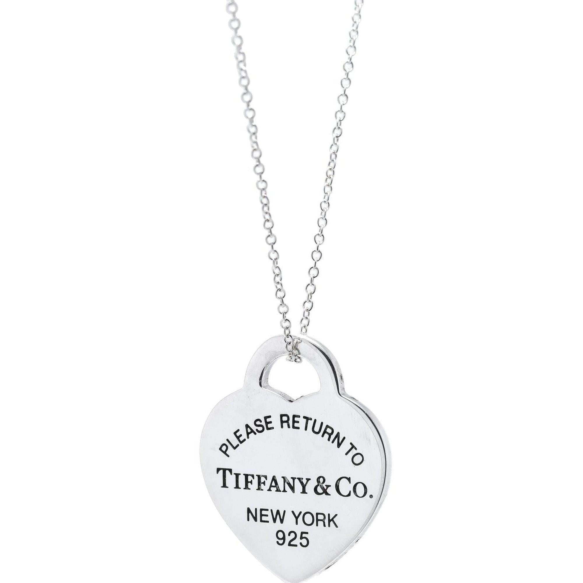 Tiffany & Co. Return to Tiffany Medium Heart Tag Pendant Necklace
