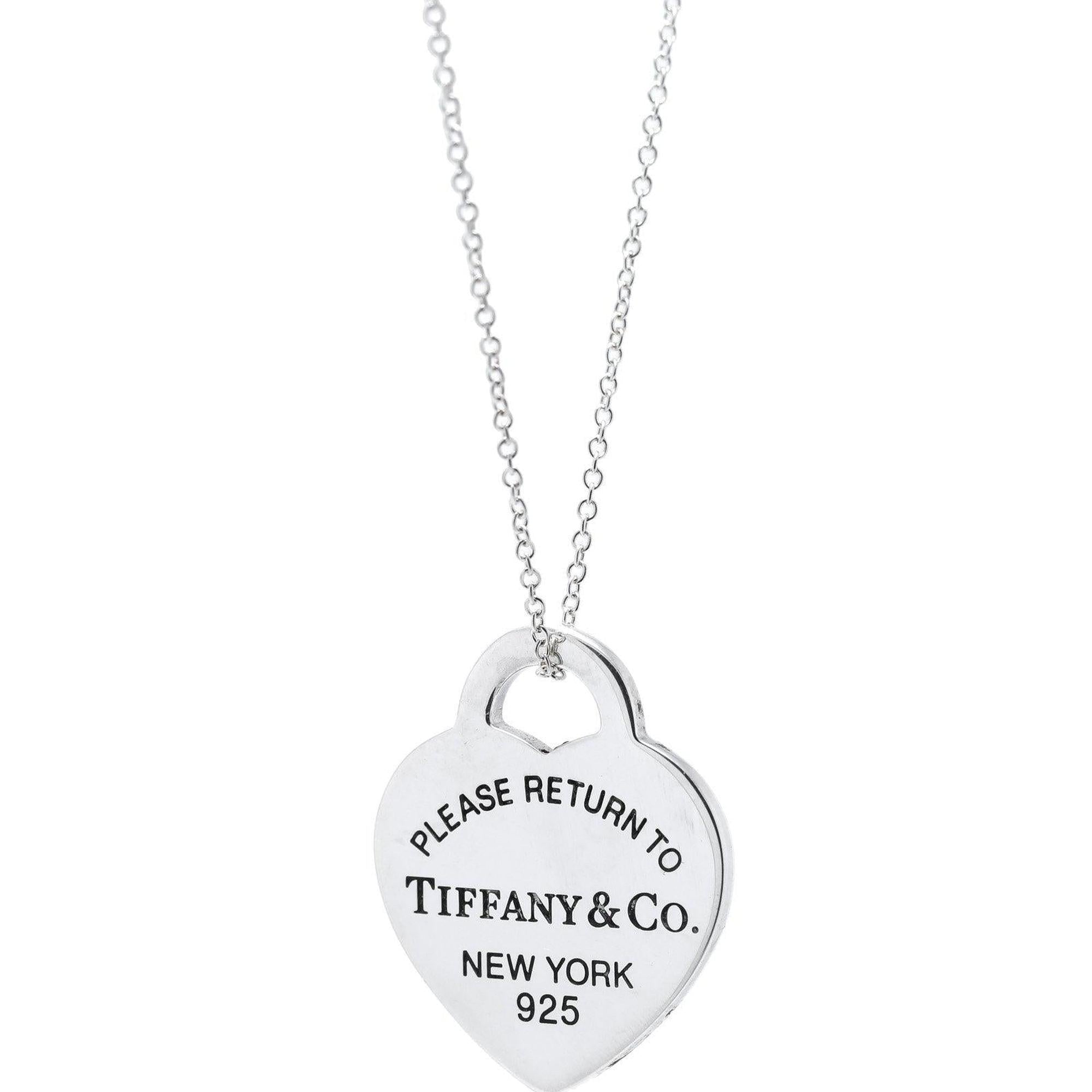 Tiffany & Co. Return to Tiffany Medium Heart Tag Pendant Necklace