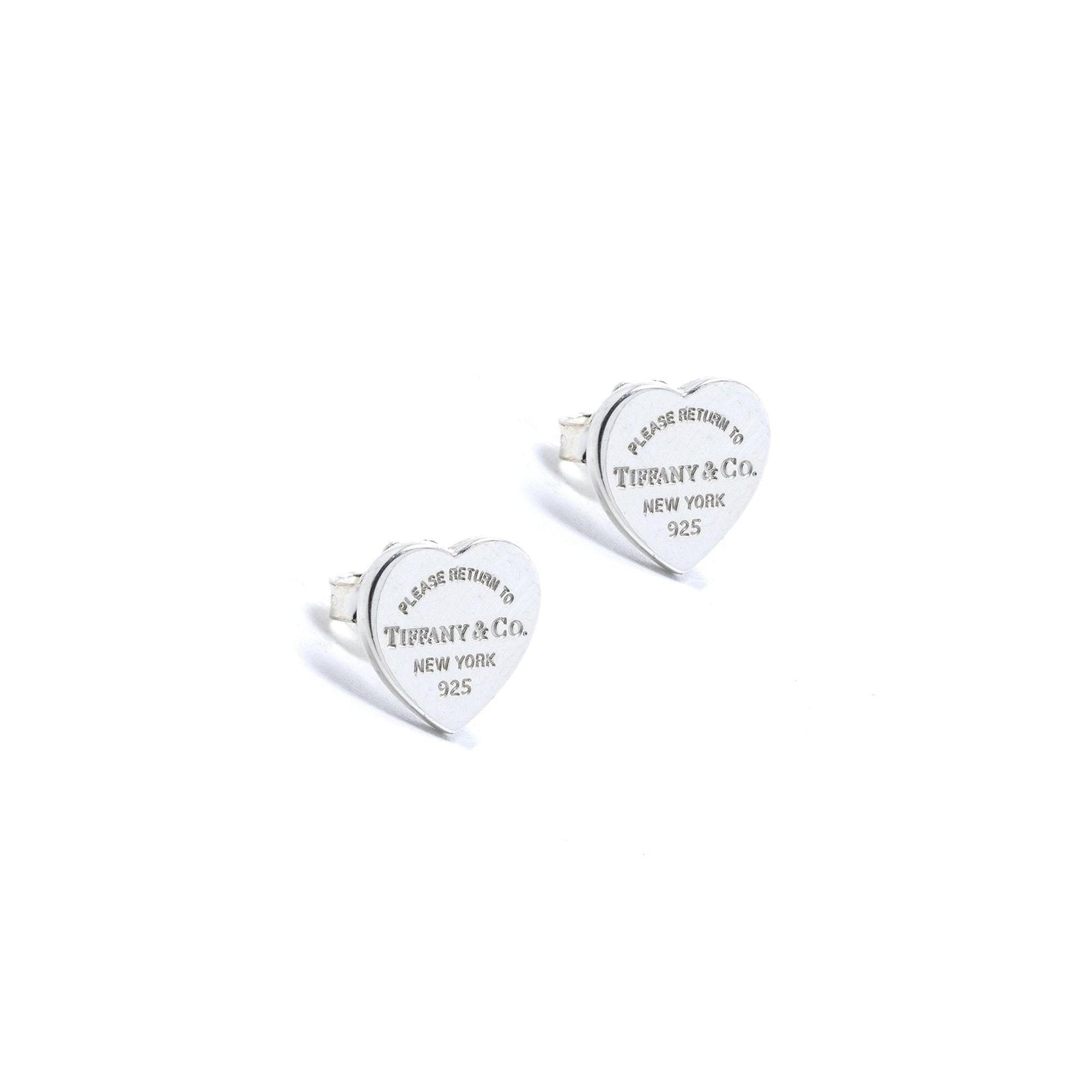 Tiffany & Co. Return to Tiffany Mini Heart Tag Stud Earrings