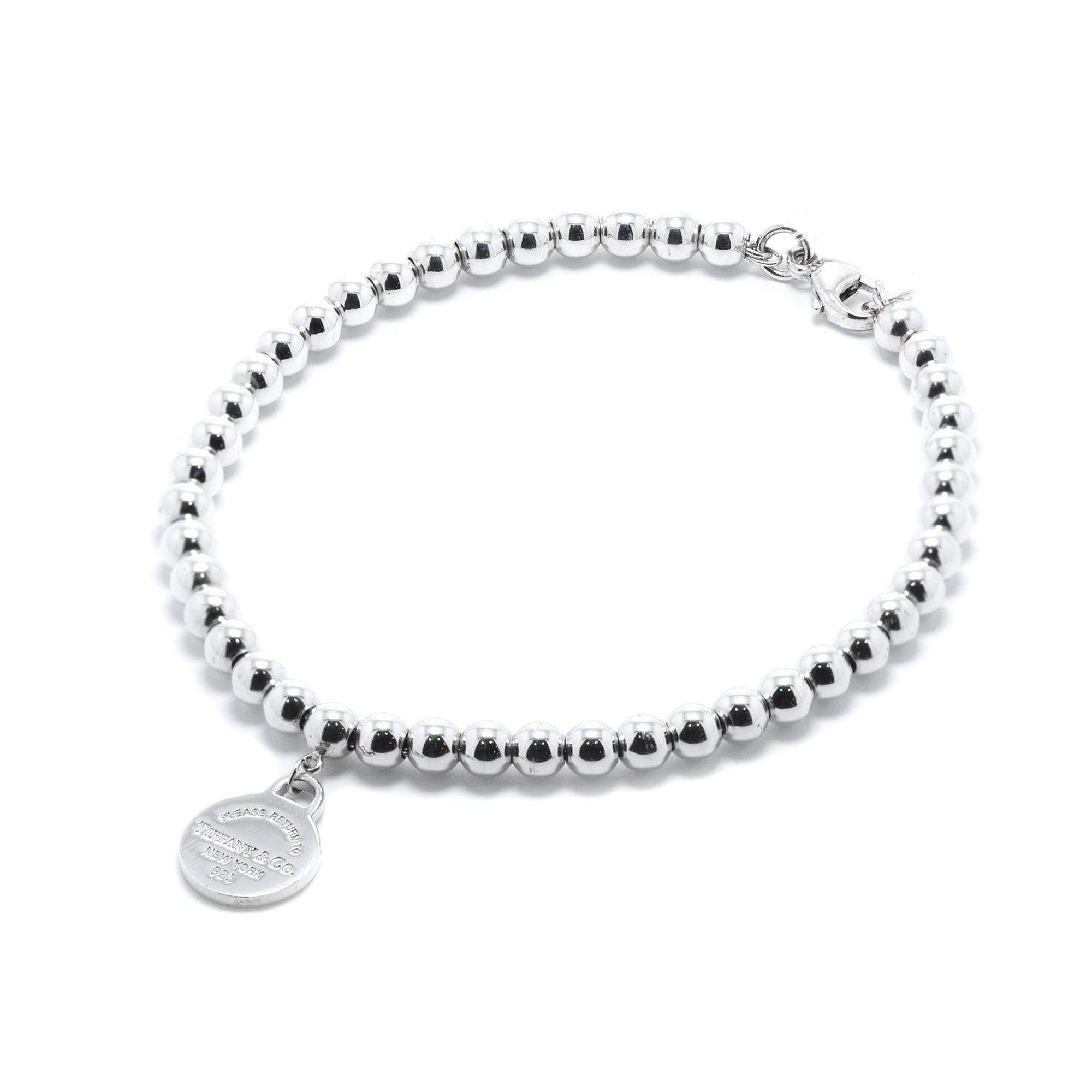 Tiffany & Co. Return to Tiffany Mini Round Tag Bead Bracelet