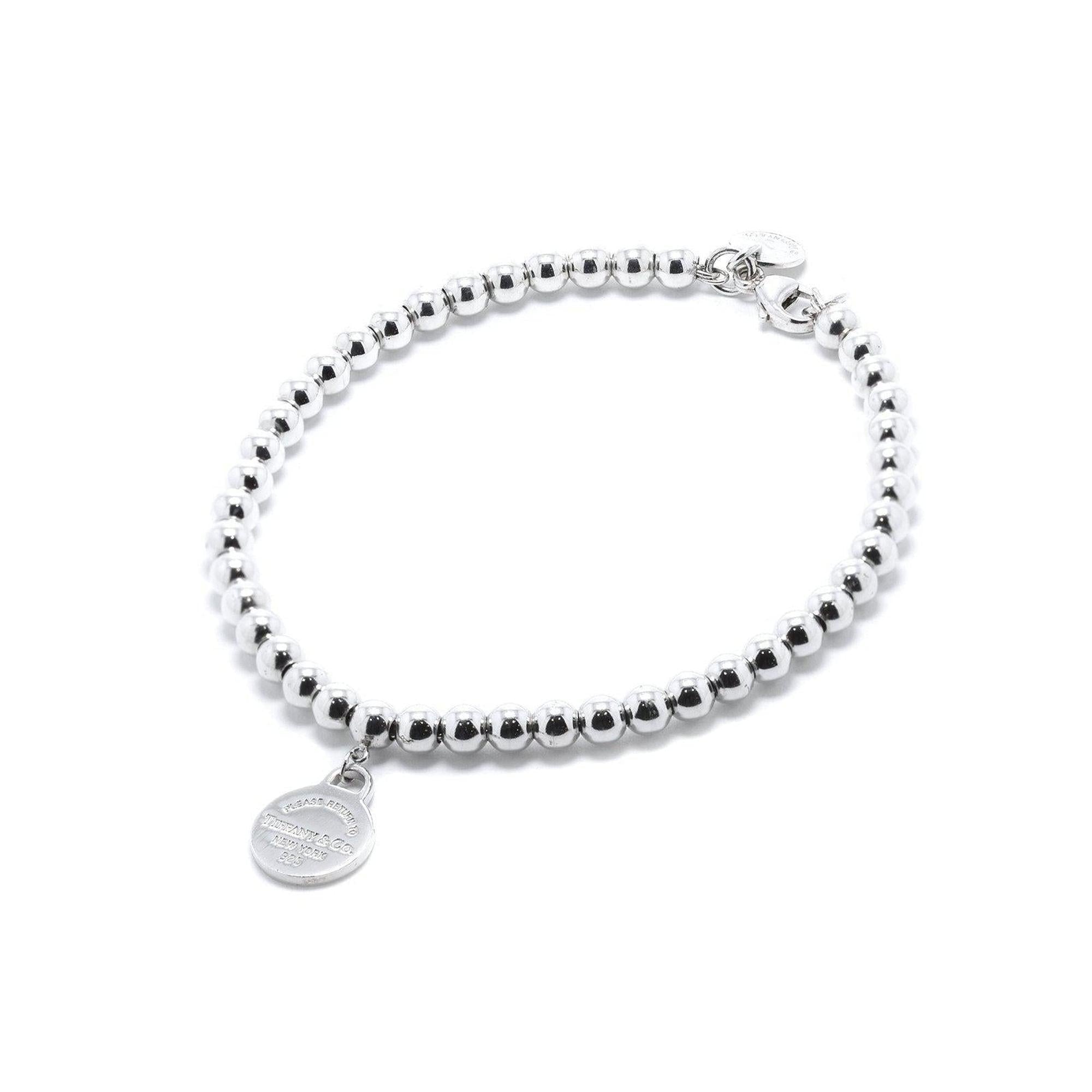 Tiffany & Co. Return to Tiffany Mini Round Tag Bead Bracelet