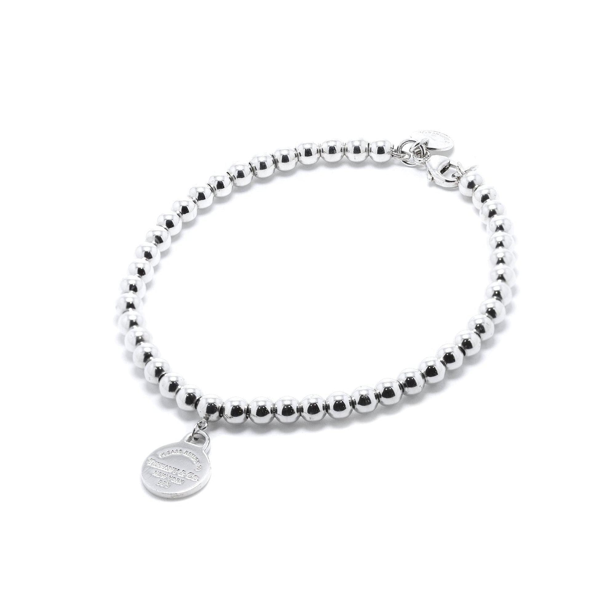 Tiffany & Co. Return to Tiffany Mini Round Tag Bead Bracelet