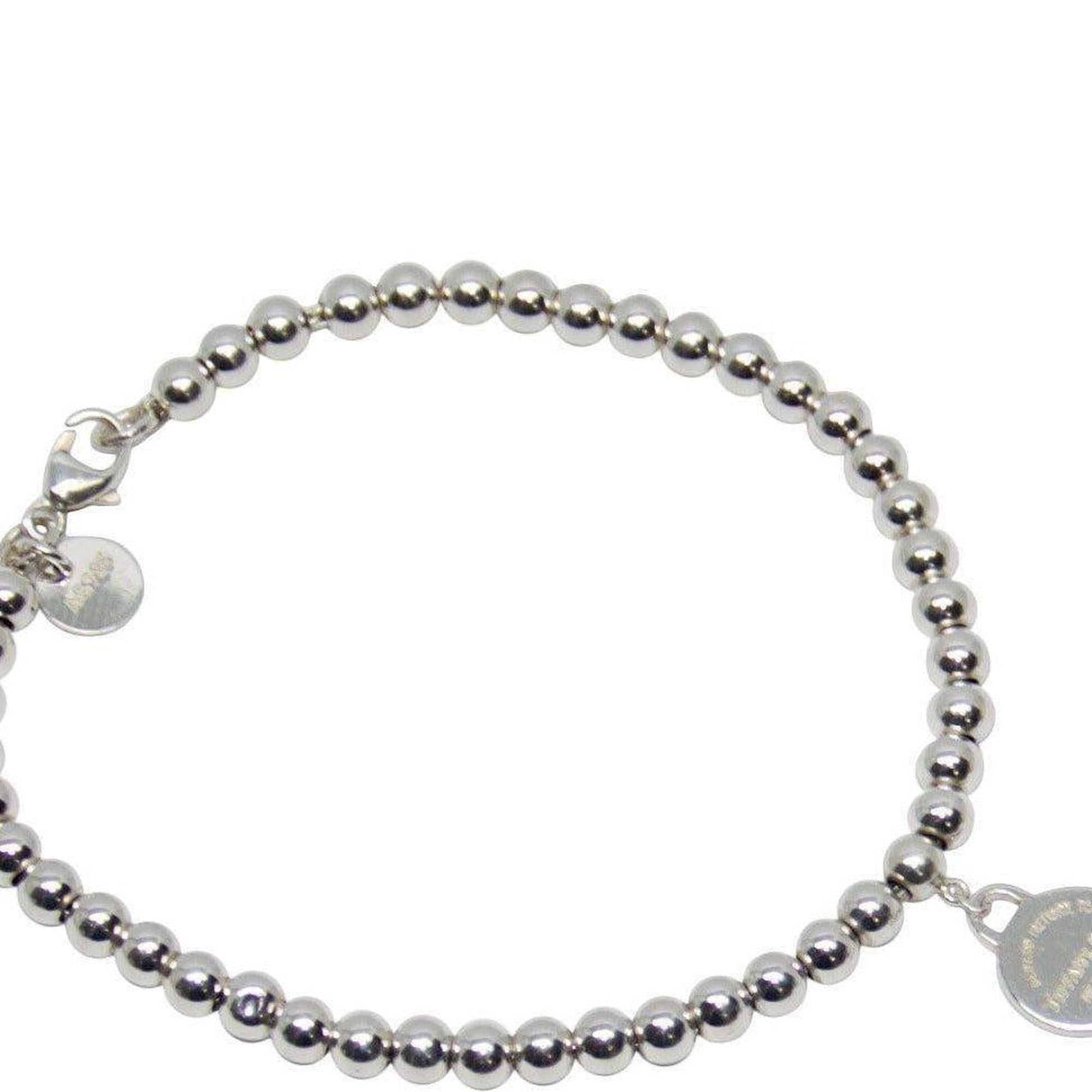 Tiffany & Co. Return to Tiffany Mini Round Tag Bead Bracelet