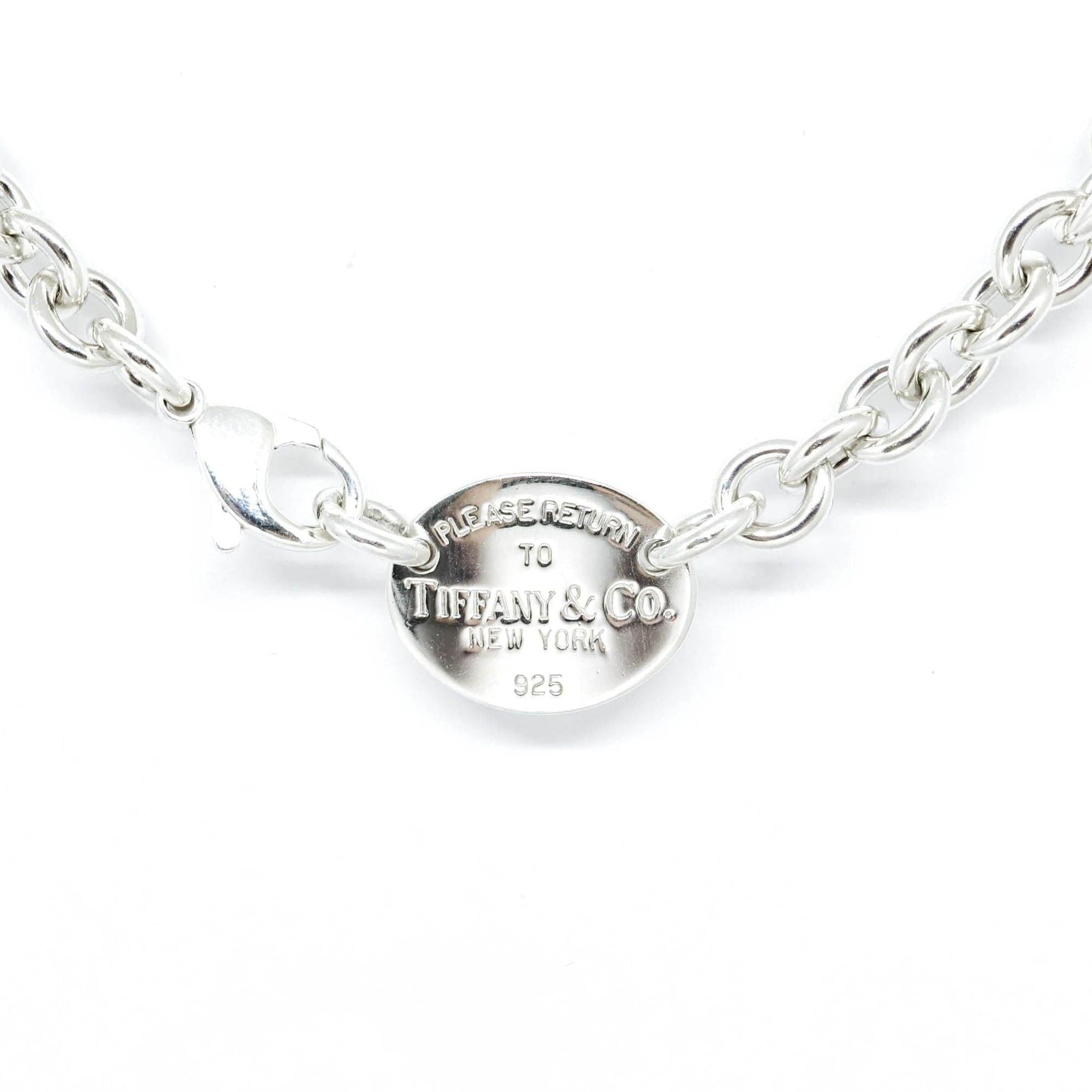 Tiffany & Co. Return to Tiffany Oval Tag Choker
