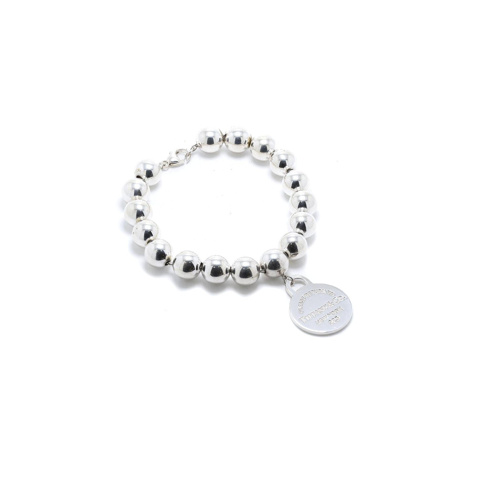 Tiffany & Co. Return to Tiffany Round Tag Bead Bracelet