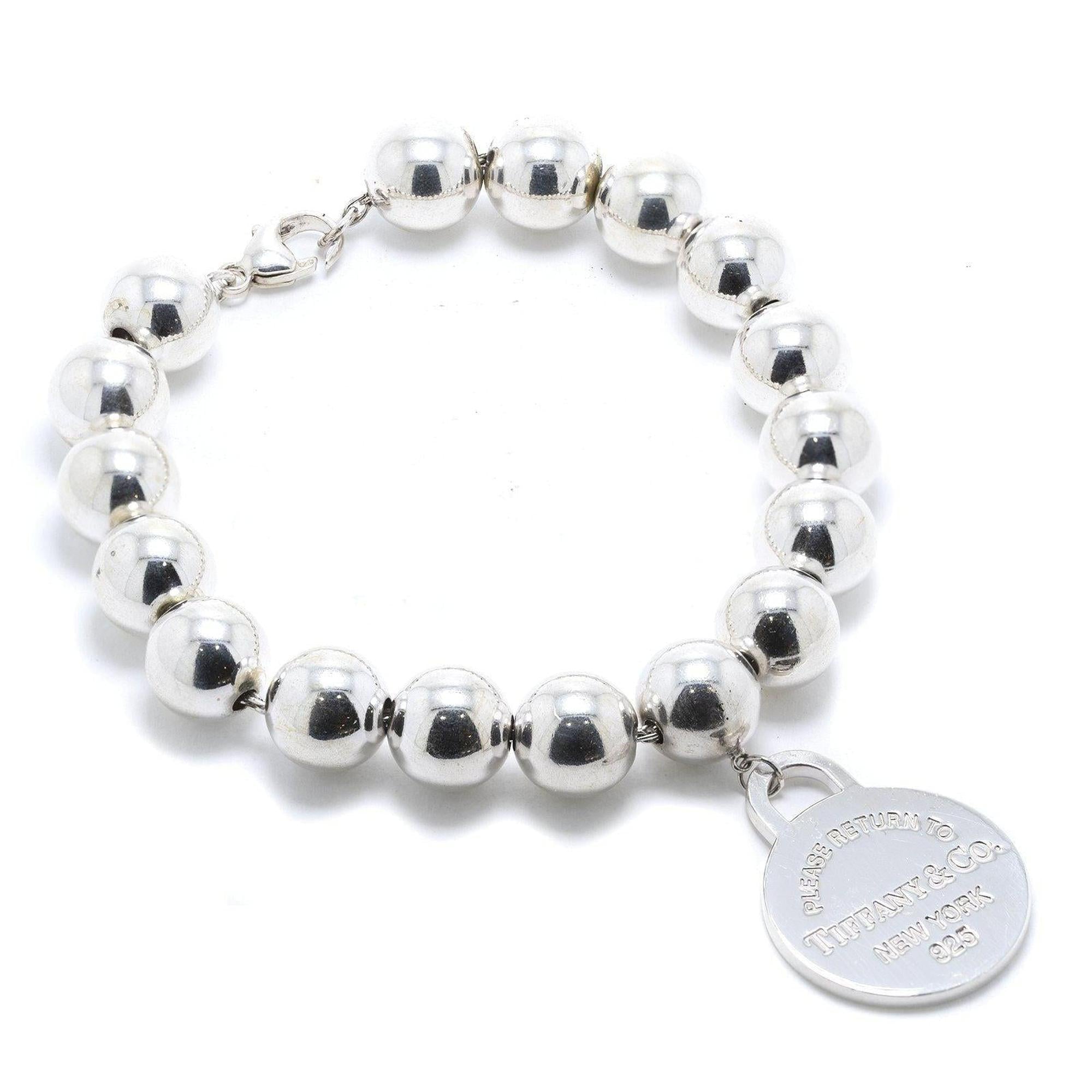Tiffany & Co. Return to Tiffany Round Tag Bead Bracelet