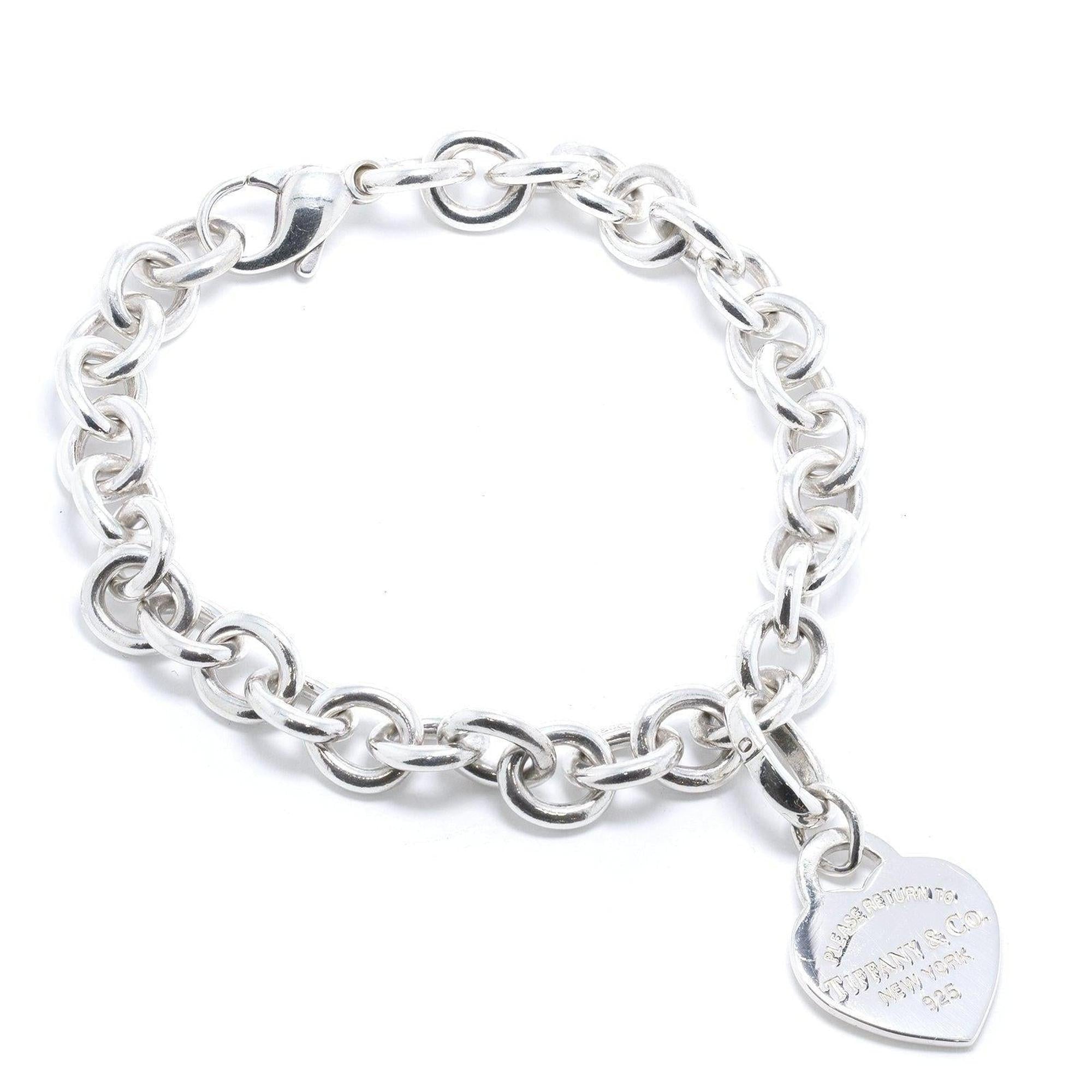 Tiffany & Co. Return to Tiffany Small Heart Tag Charm Bracelet