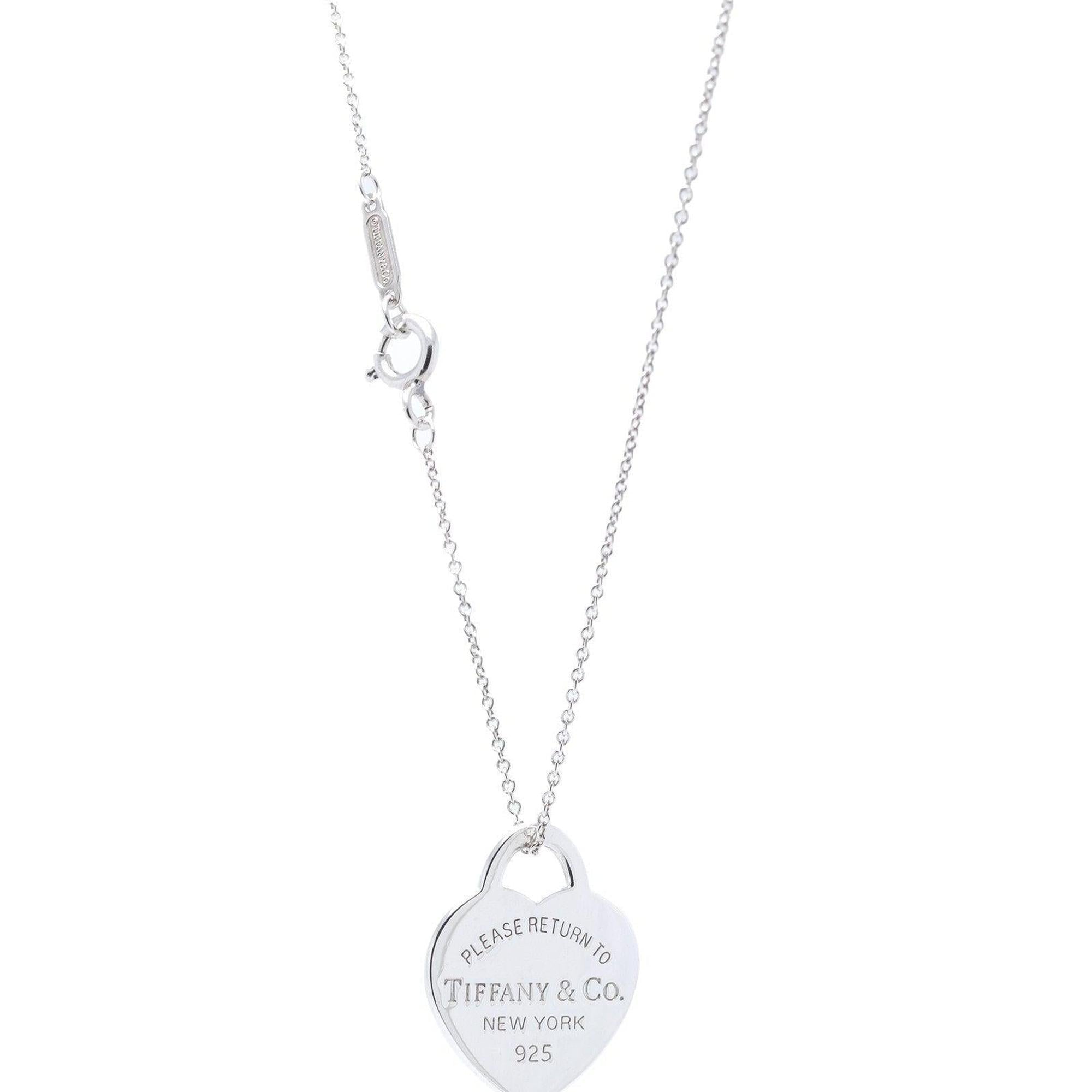 Tiffany & Co. Return to Tiffany Small Heart Tag Pendant Necklace