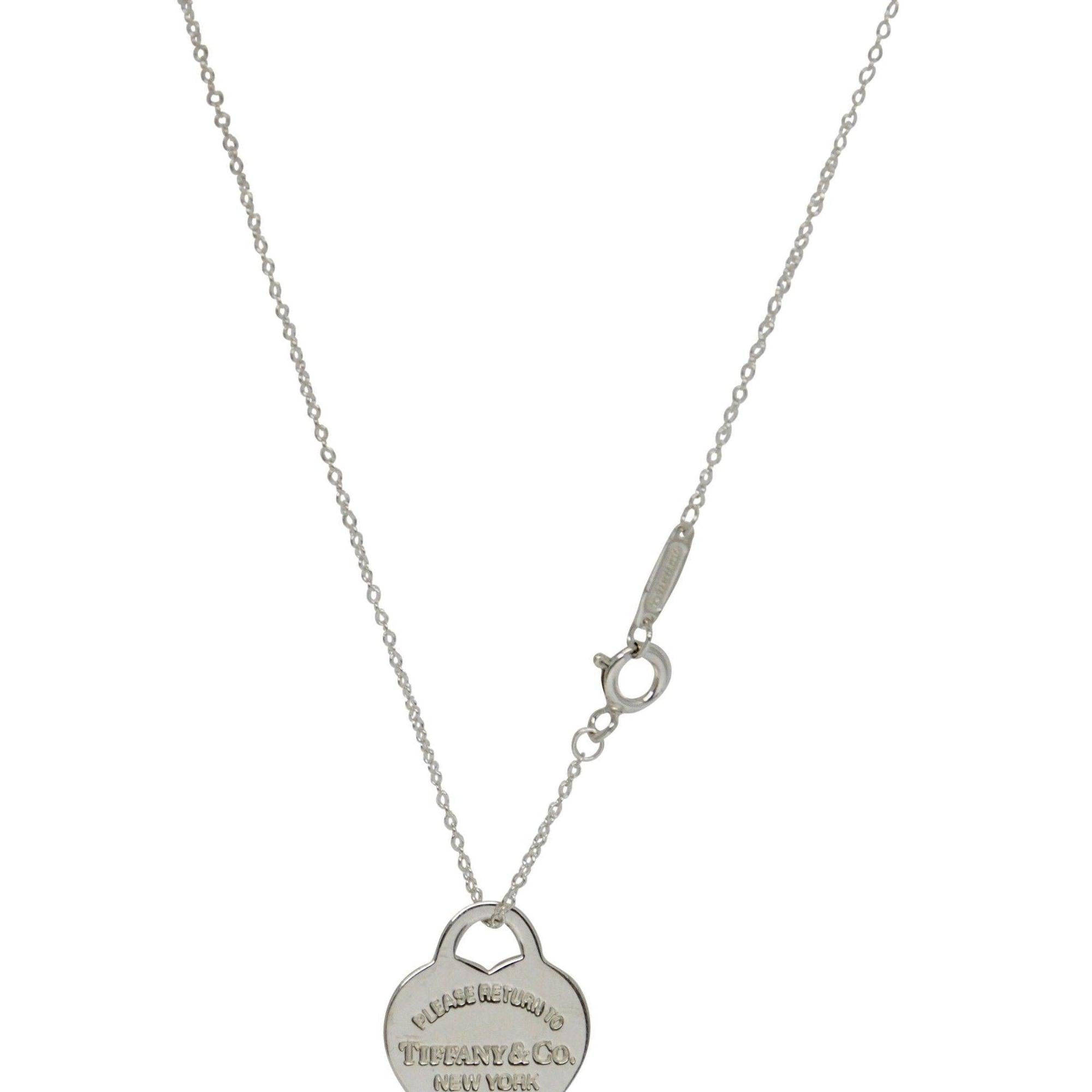 Tiffany & Co. Return to Tiffany Small Heart Tag Pendant Necklace