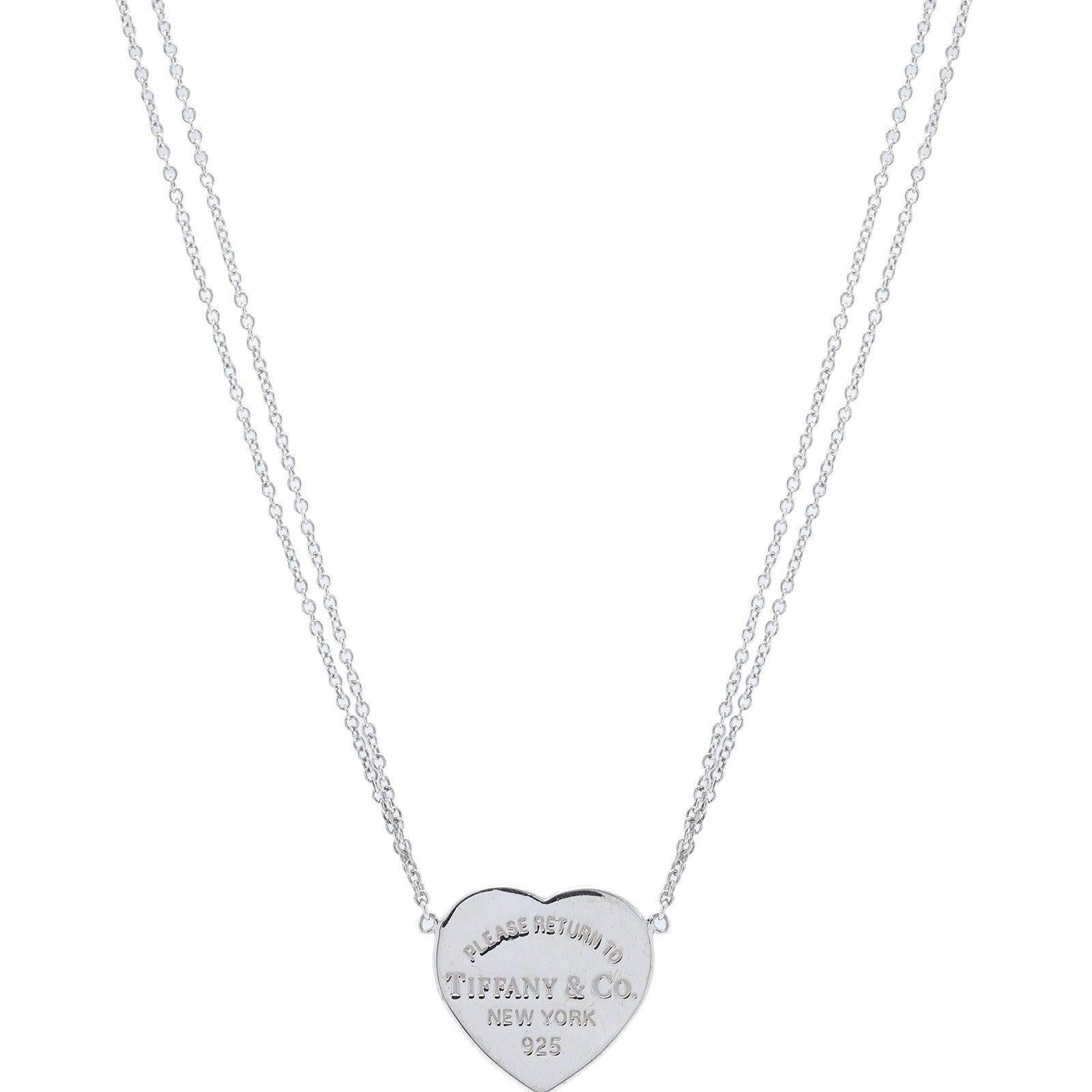 Tiffany & Co. Return to Tiffany Tag Double Strand Necklace