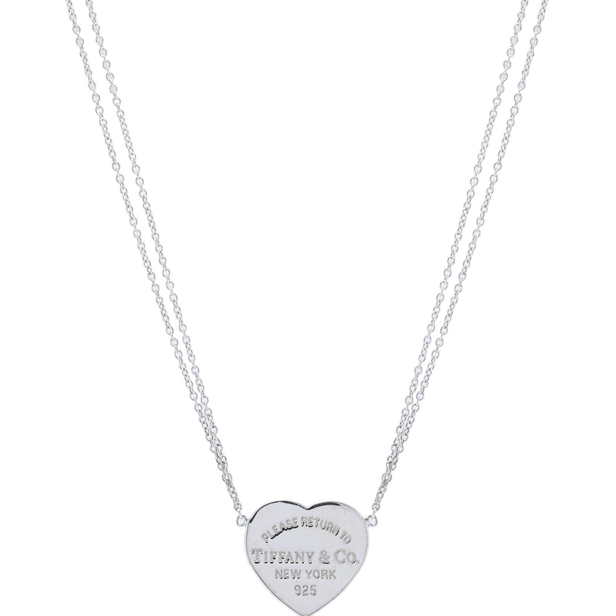 Tiffany & Co. Return to Tiffany Tag Double Strand Necklace